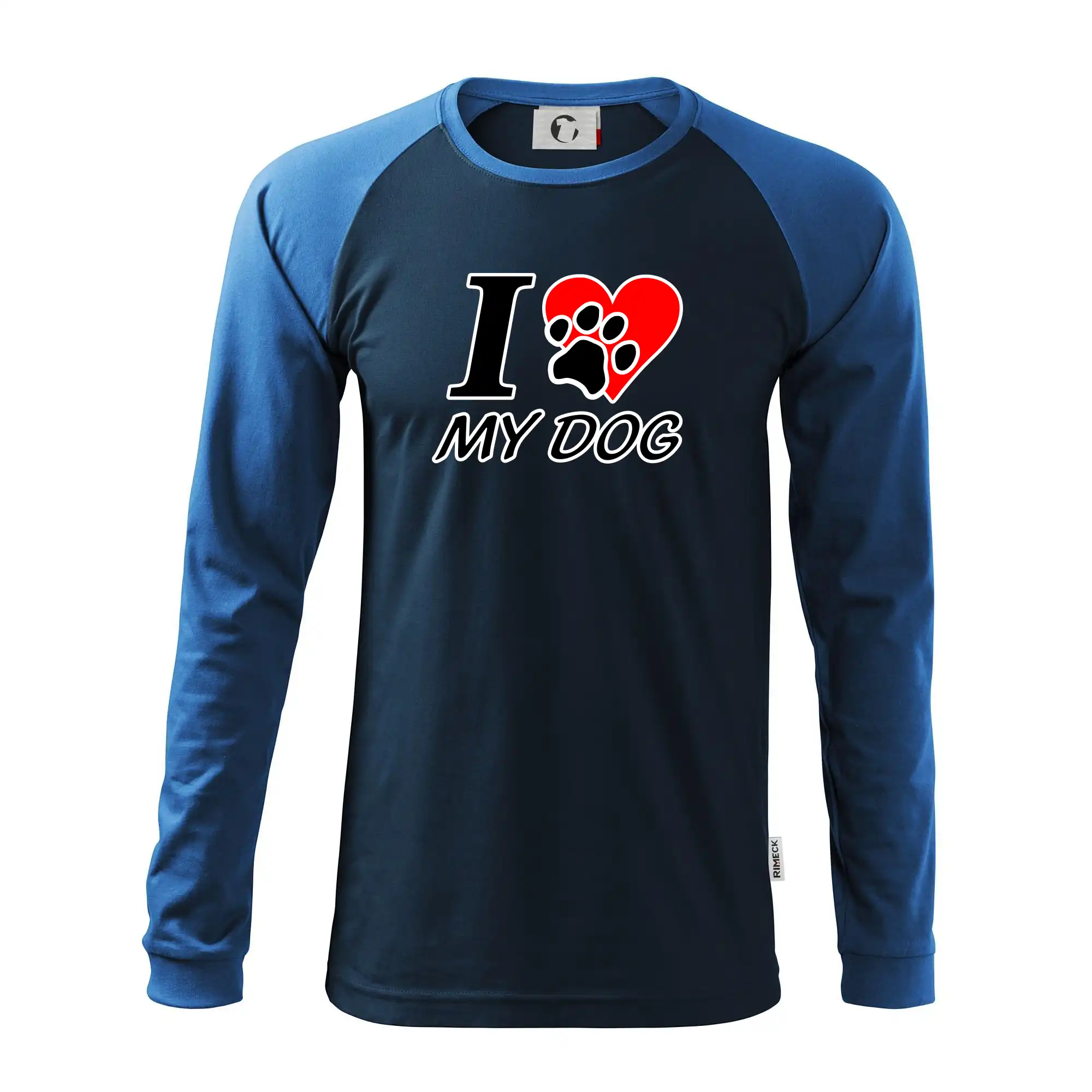 I love my dog - nápis