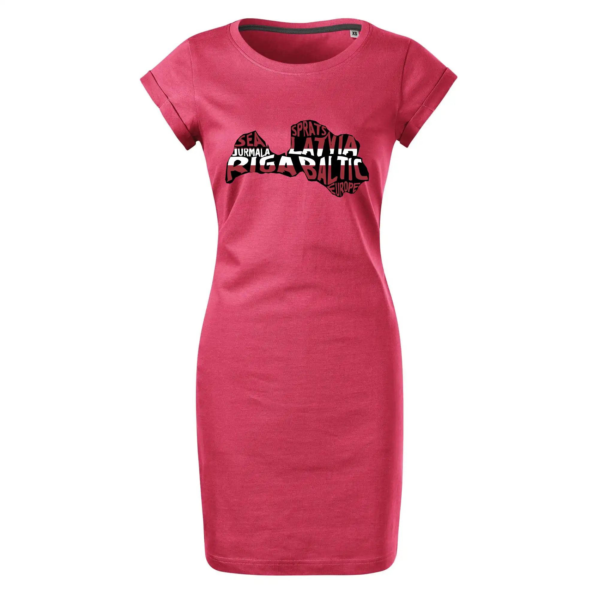 Mapy - názvy měst - Lotyšsko