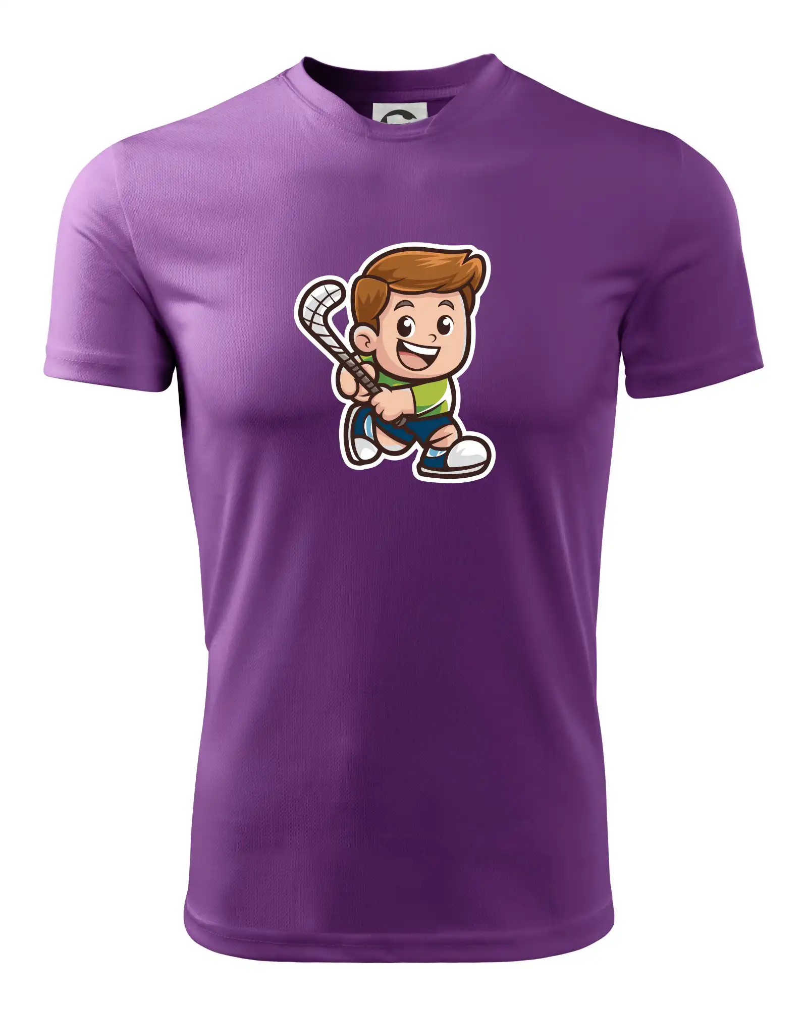 Ikona pozemní hokej kluk