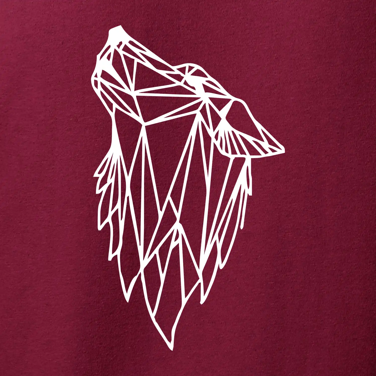 Geometrie - vlk - vyjící