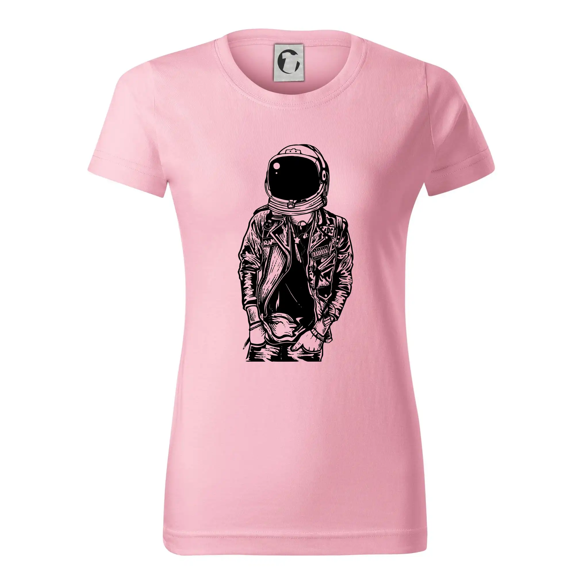 Grafické tričká - Astronaut Punkster - Dámske tričko basic - ľahko voľnejšie a dlhšie