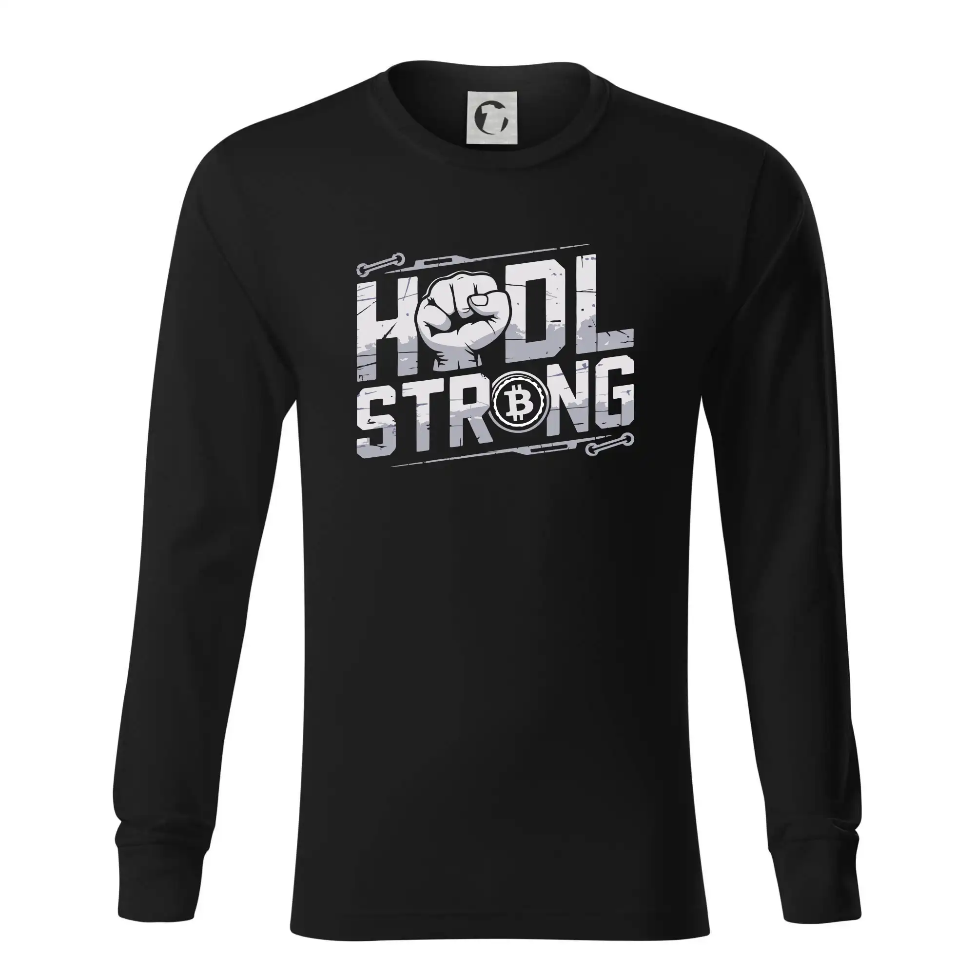 HODL Strong - Tričko s dlhým rukávom LS R05