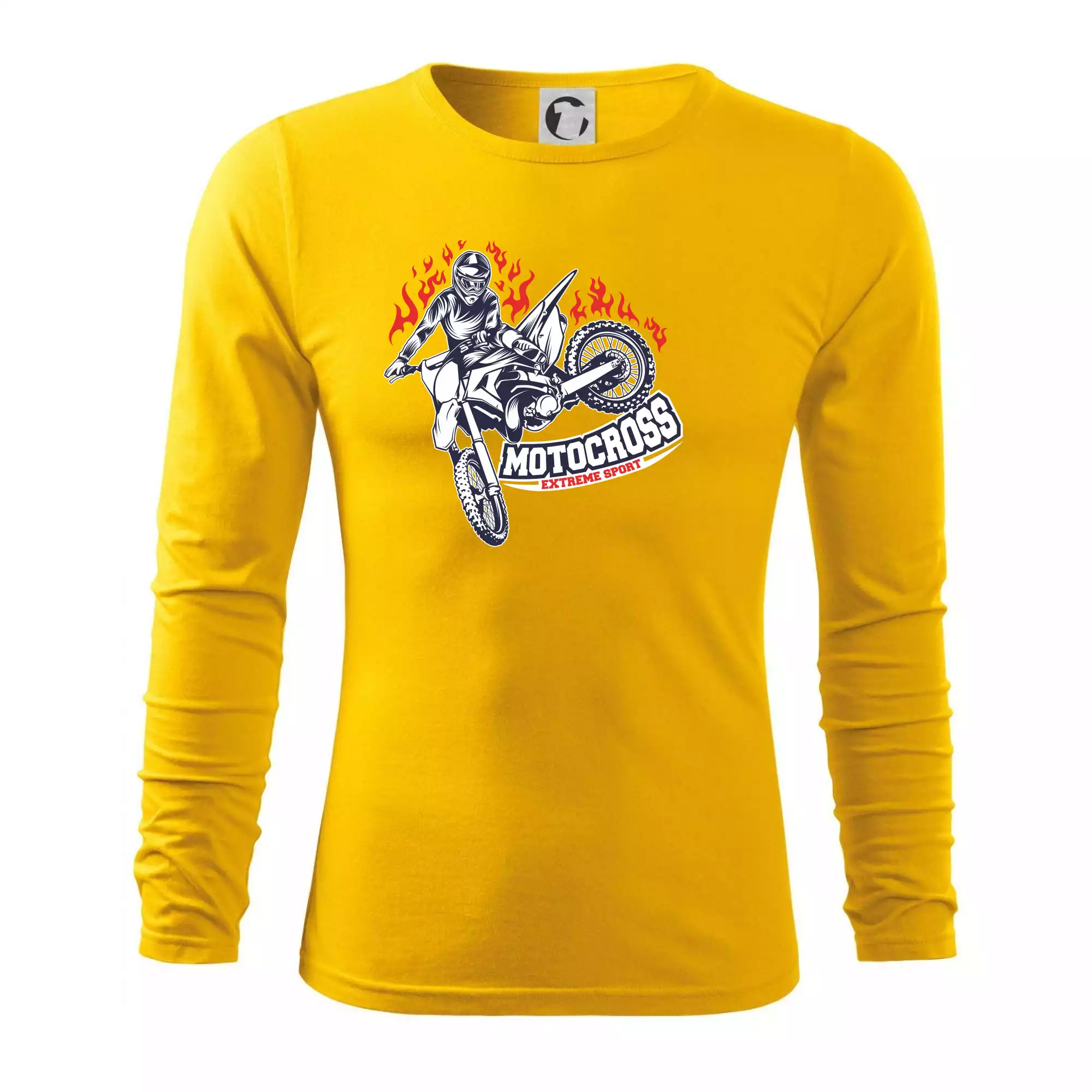 Motocross extreme sport fire