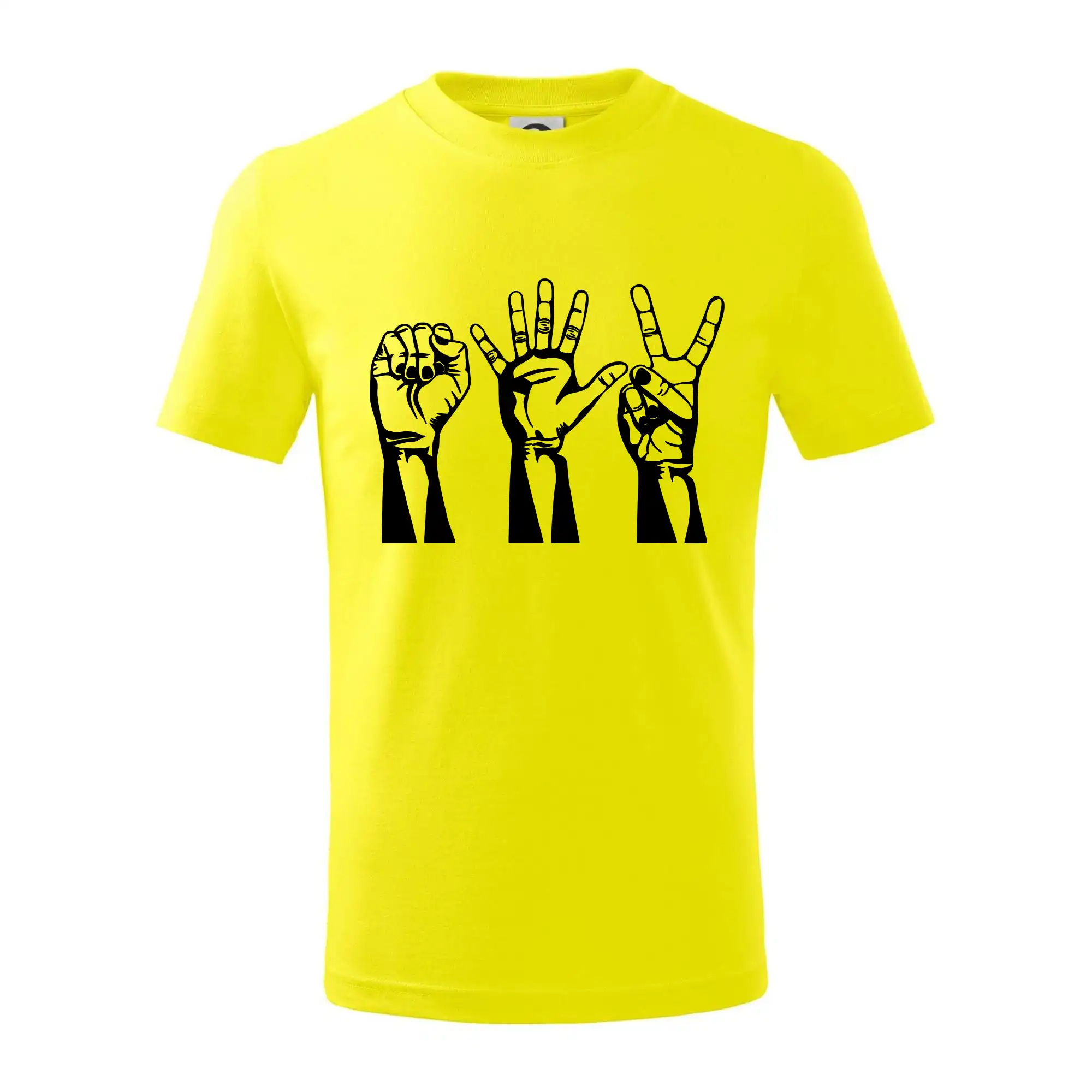 Kámen nůžky papír černé