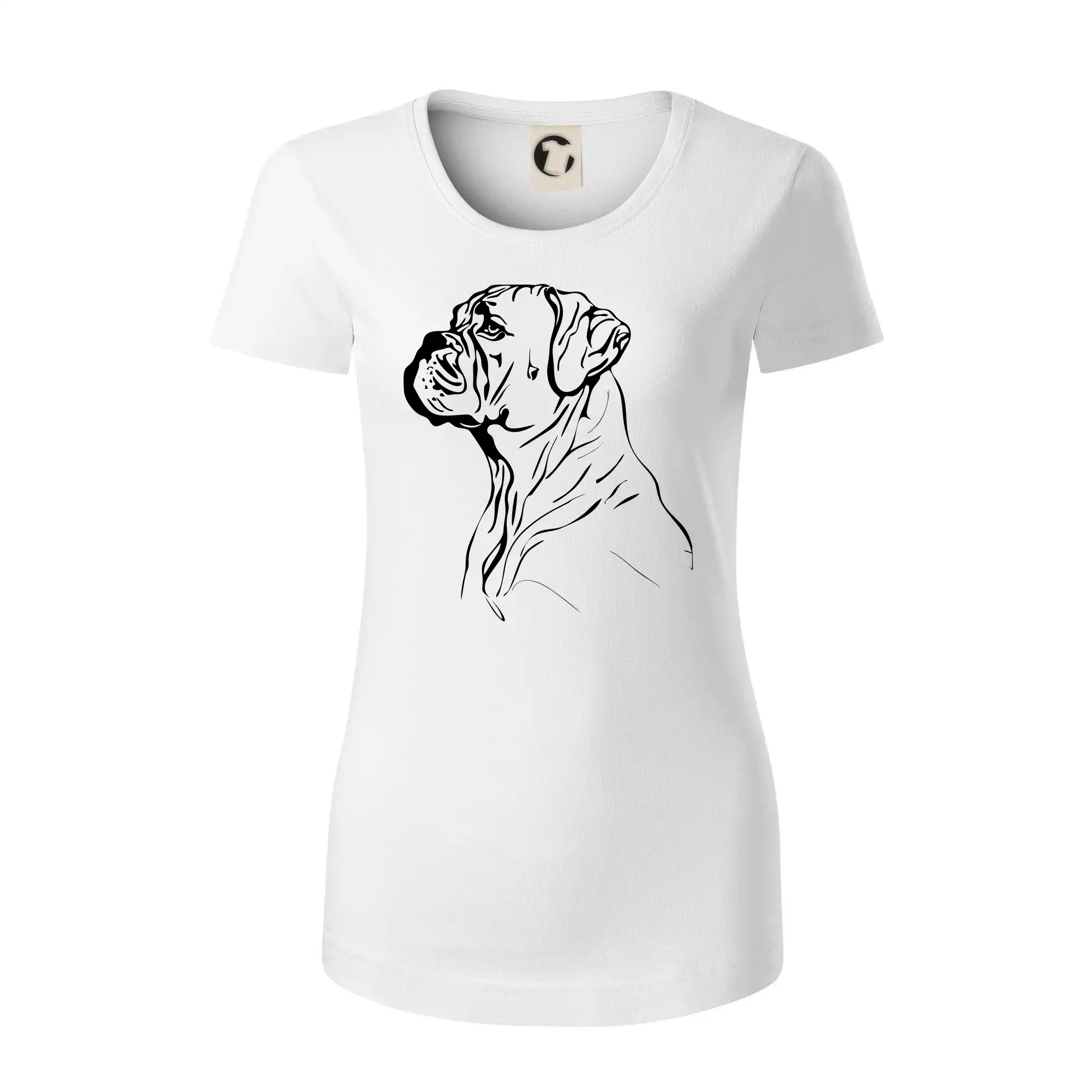 Boxer černá kresba