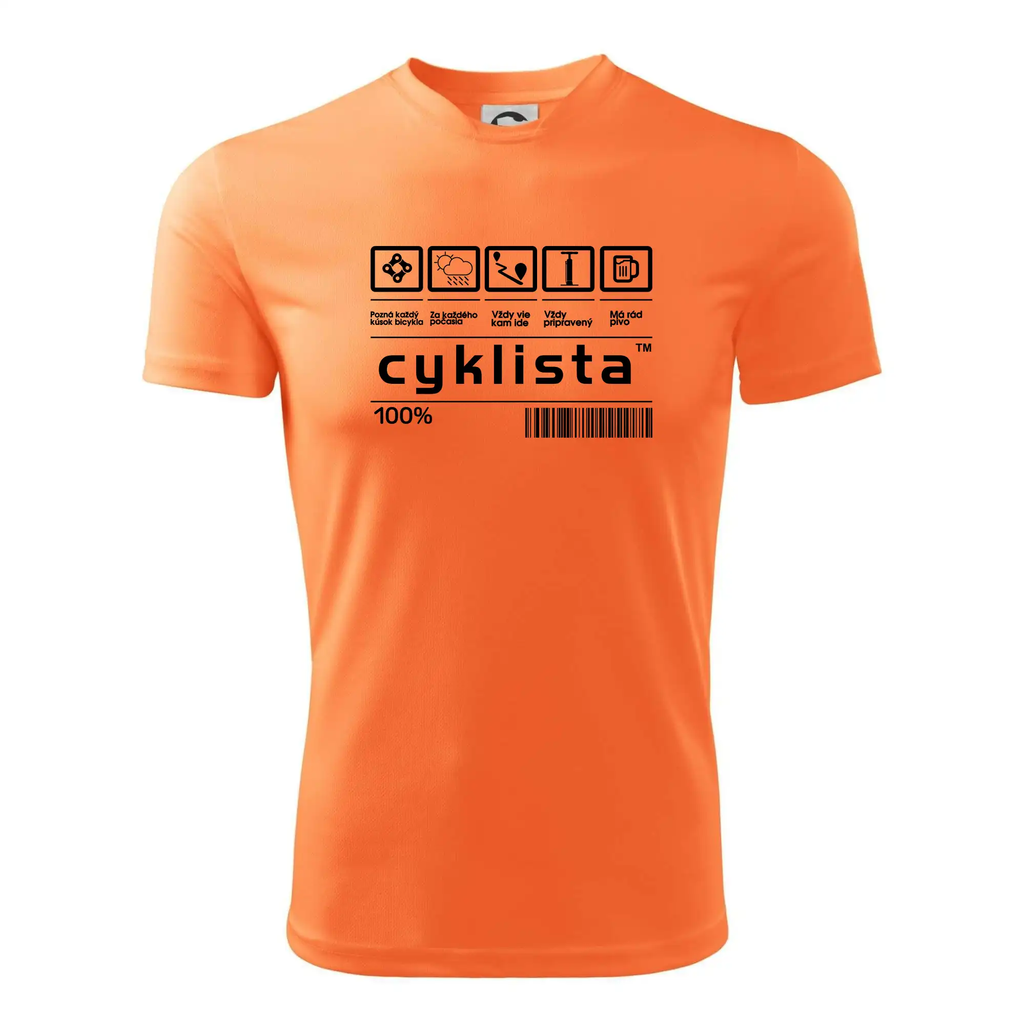 Čiarový kód - cyklista