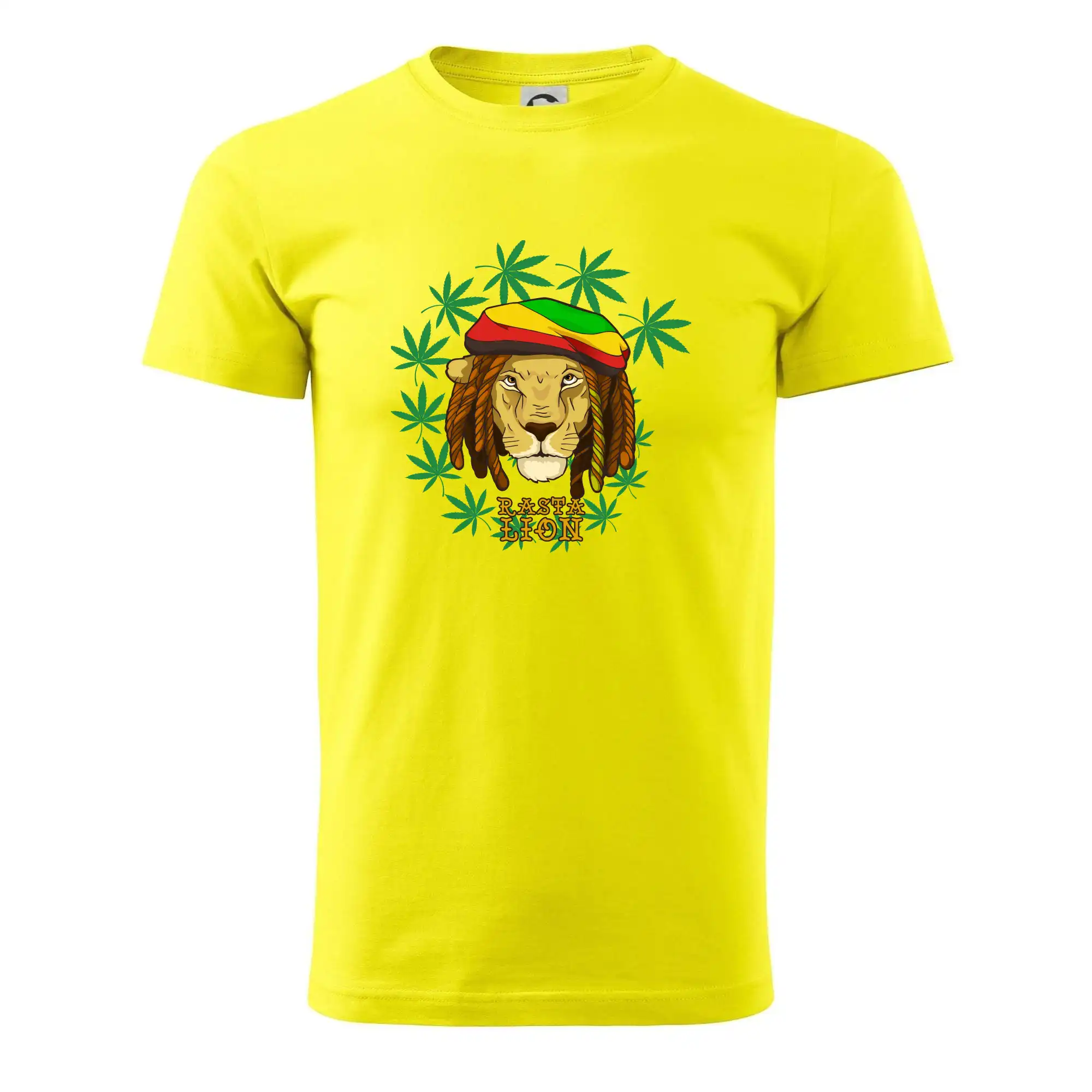 Tričká pre pohodový ľudí - Rasta Lion - Pánske tričko nižšej gramáže