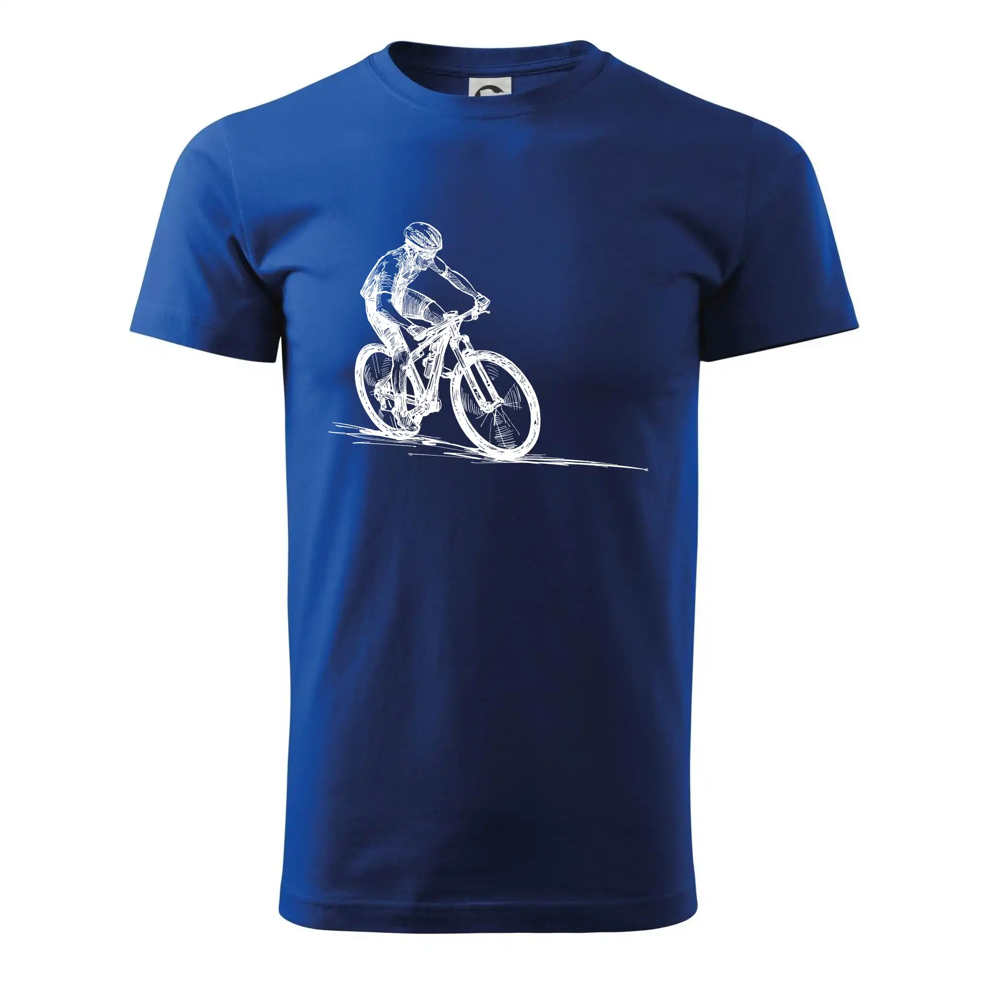 MTB kreslený cyklista