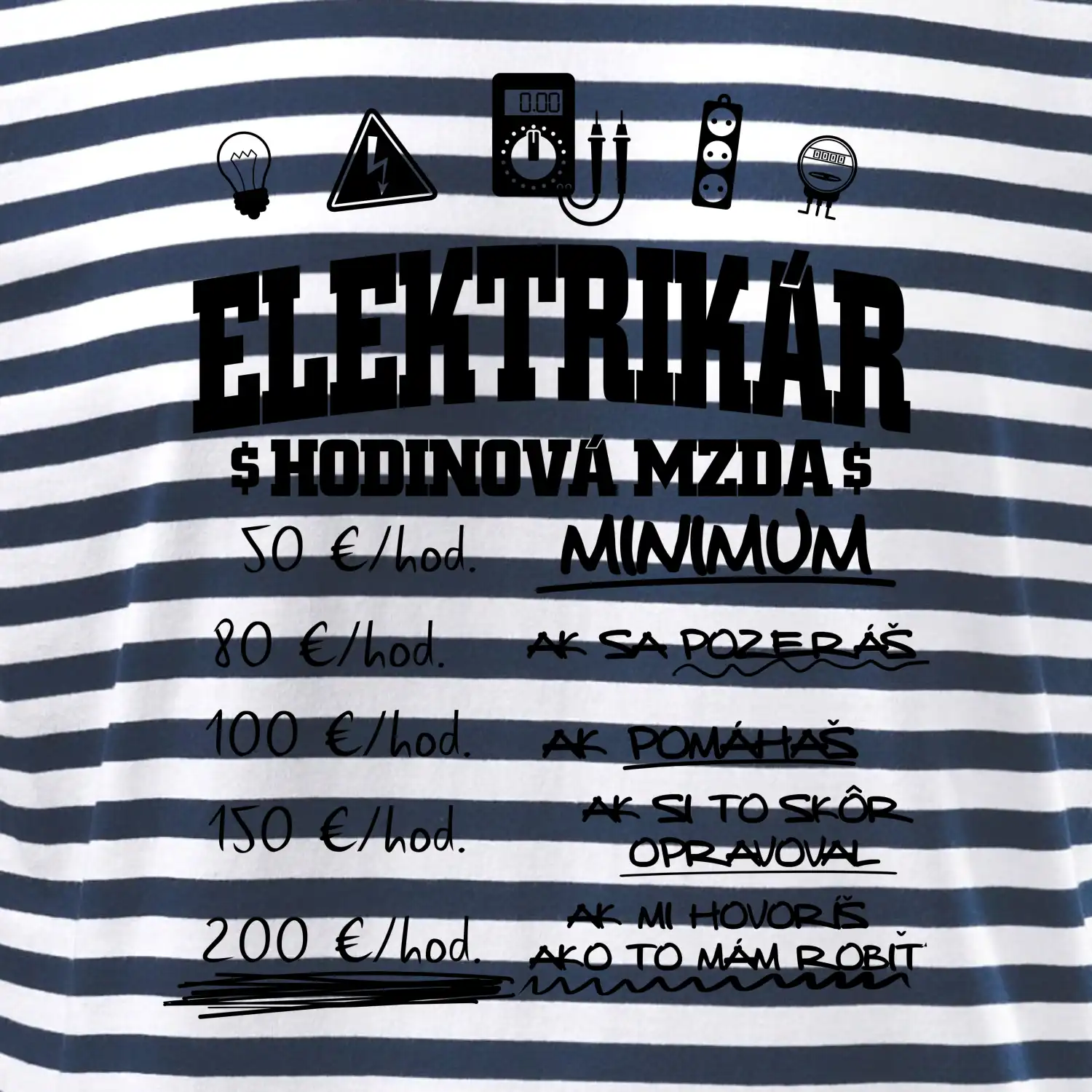 Hodinová mzda elektrikár SK