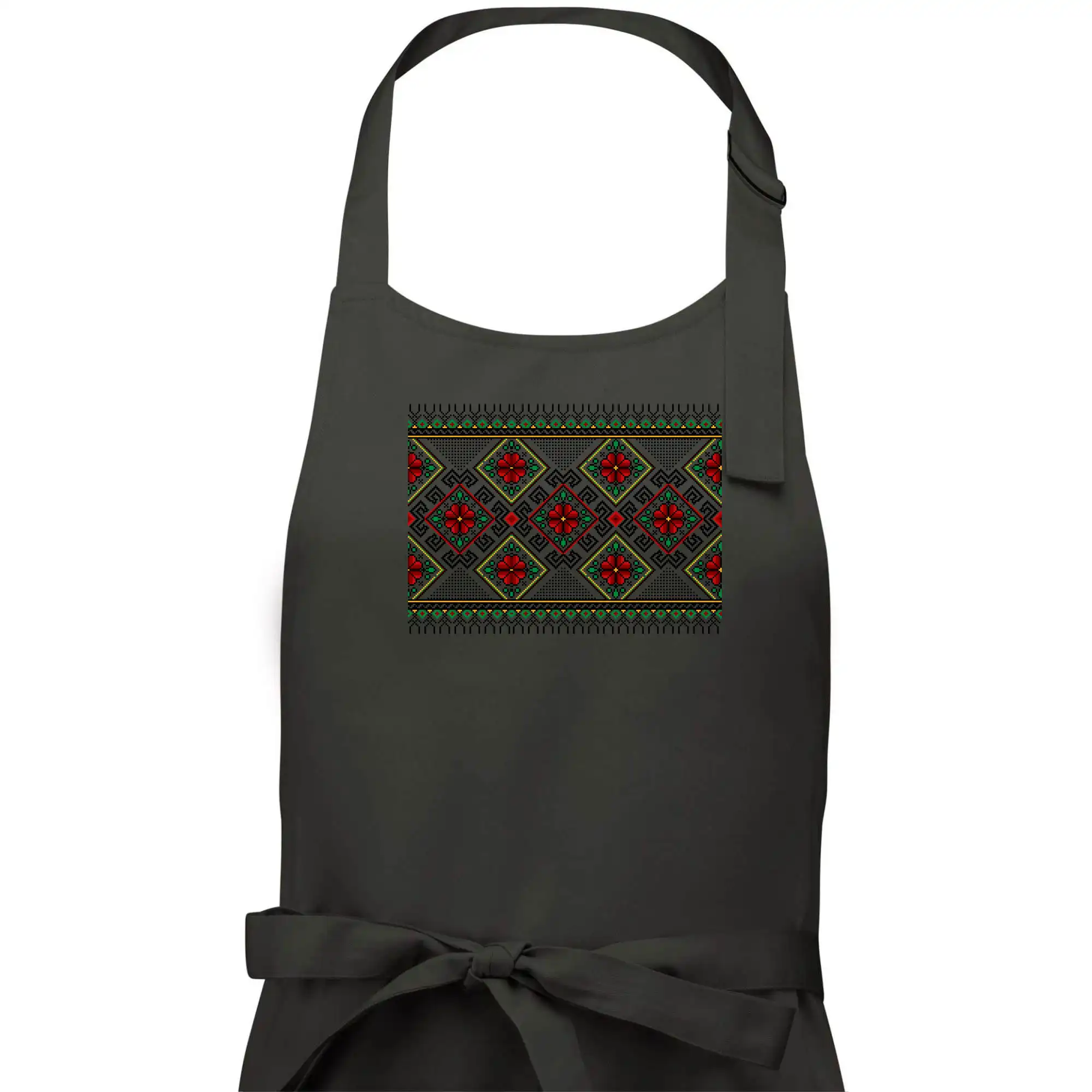 Ukrajinský vzor - Červeno Zelený