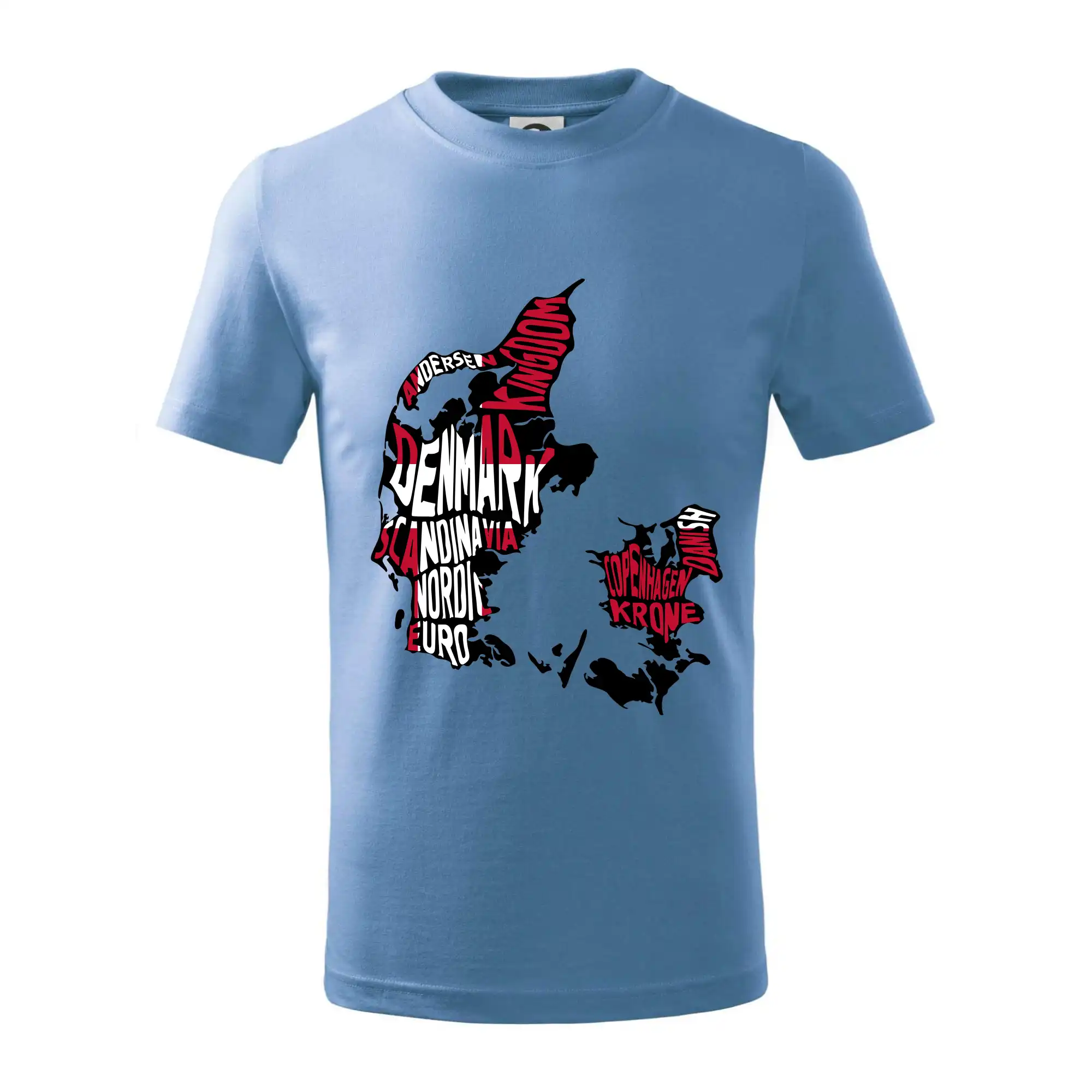 Mapy - názvy měst - Dánsko