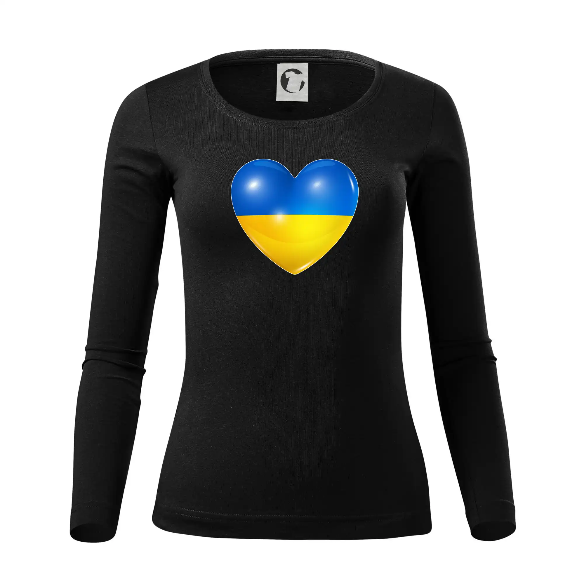 Ukrajina srdce vlajka