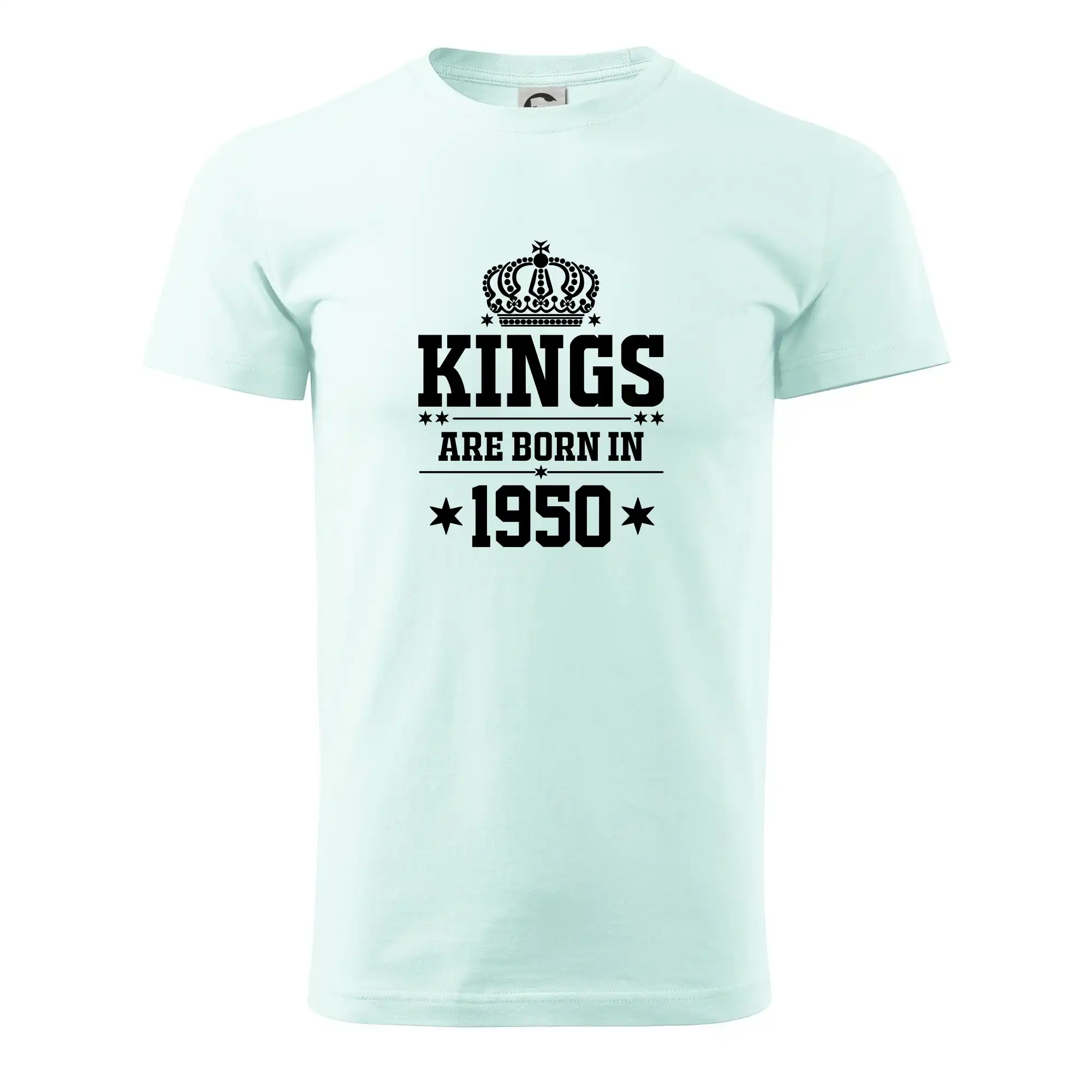 Trička s ročníkom 1950 - Kings are born in 1950 - Pánske tričko nižšej gramáže