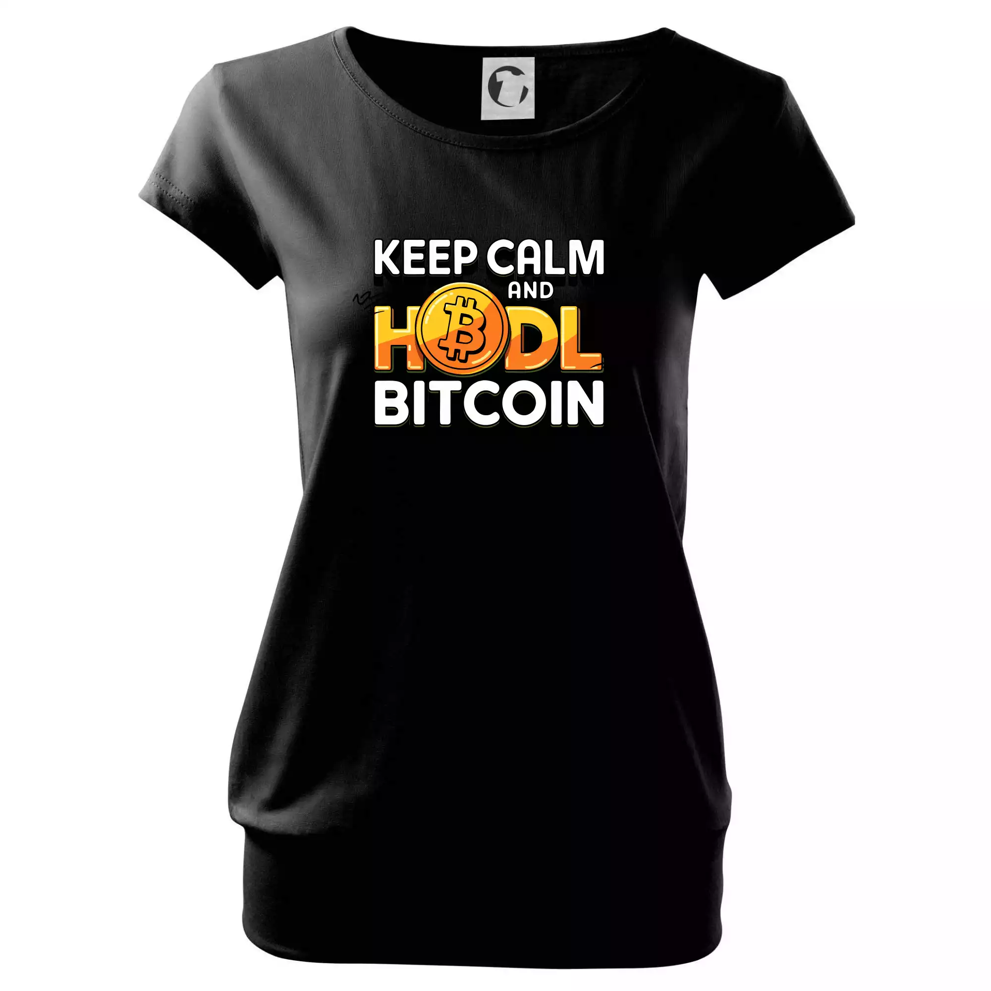 3D nápis Keep Calm and HODL Bitcoin
