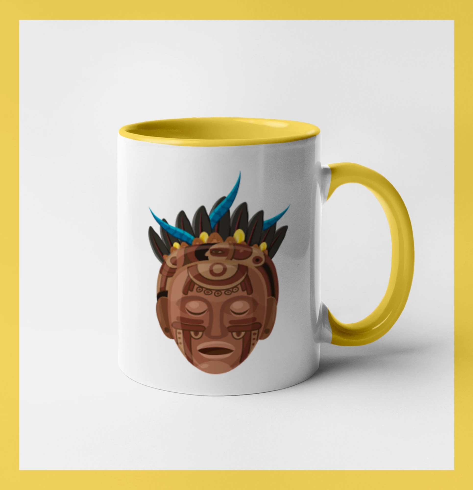 Mayové maska hnědá