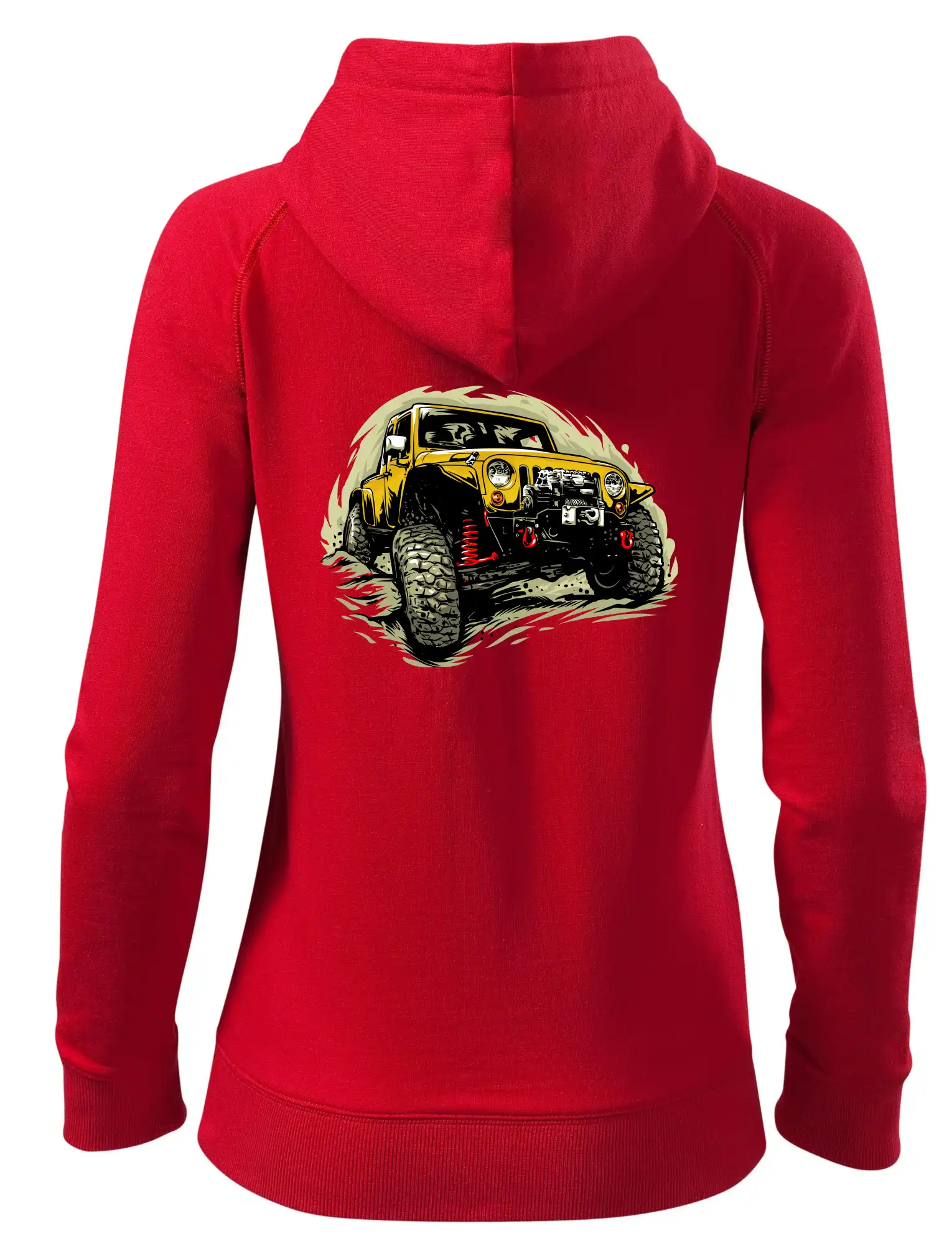 Žlutý offroad s navijákem