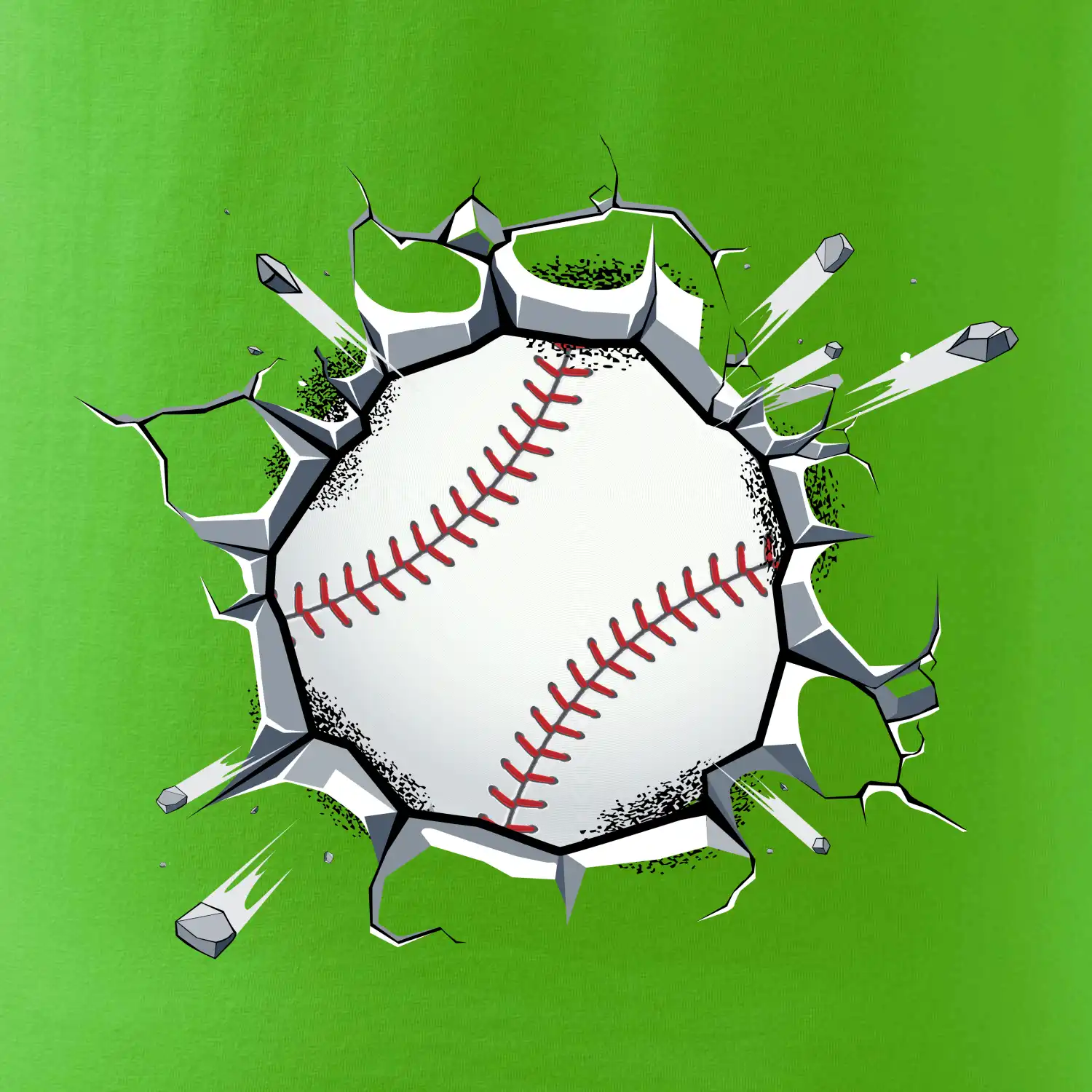 Baseball míč v triku
