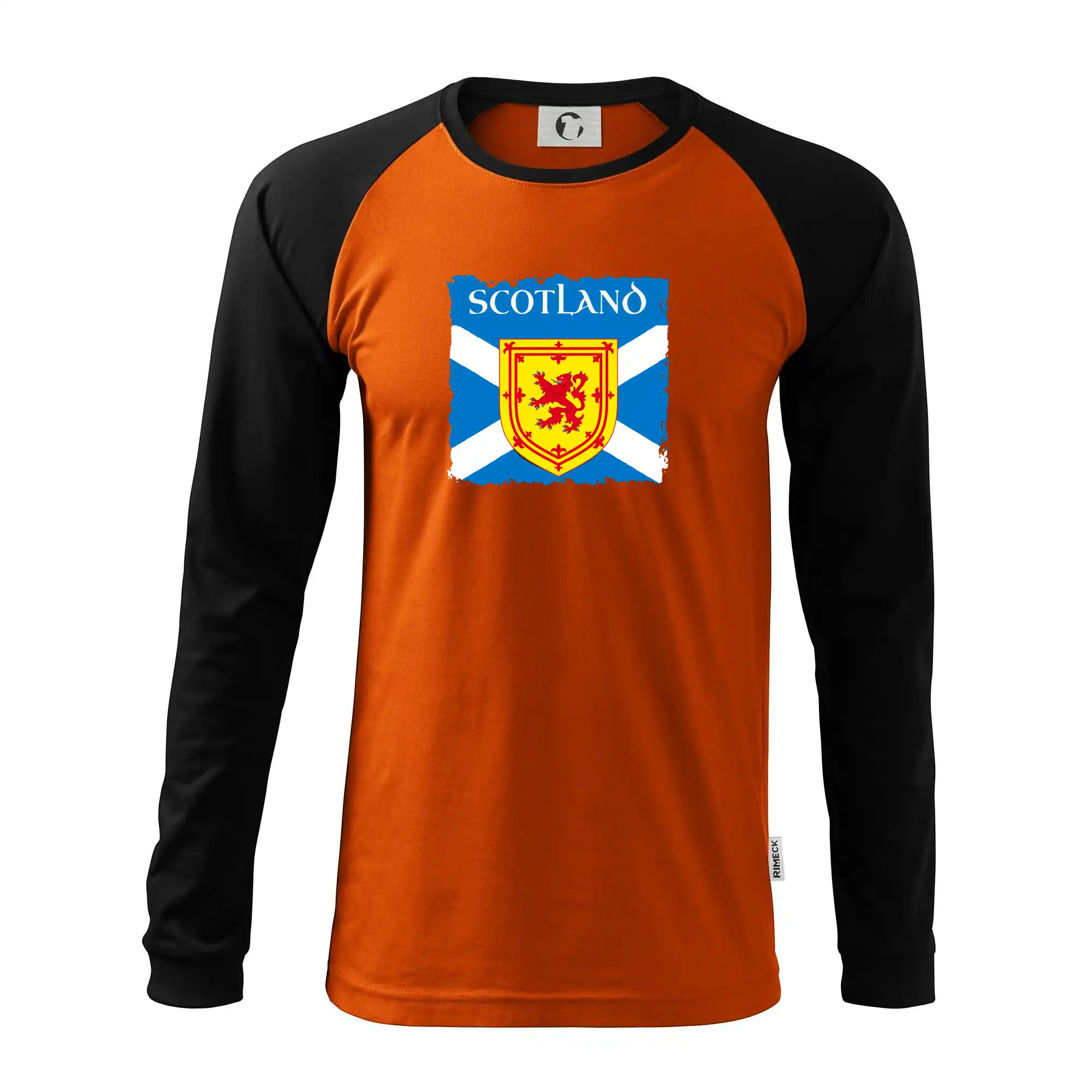 Skotská vlajka s erbem lva