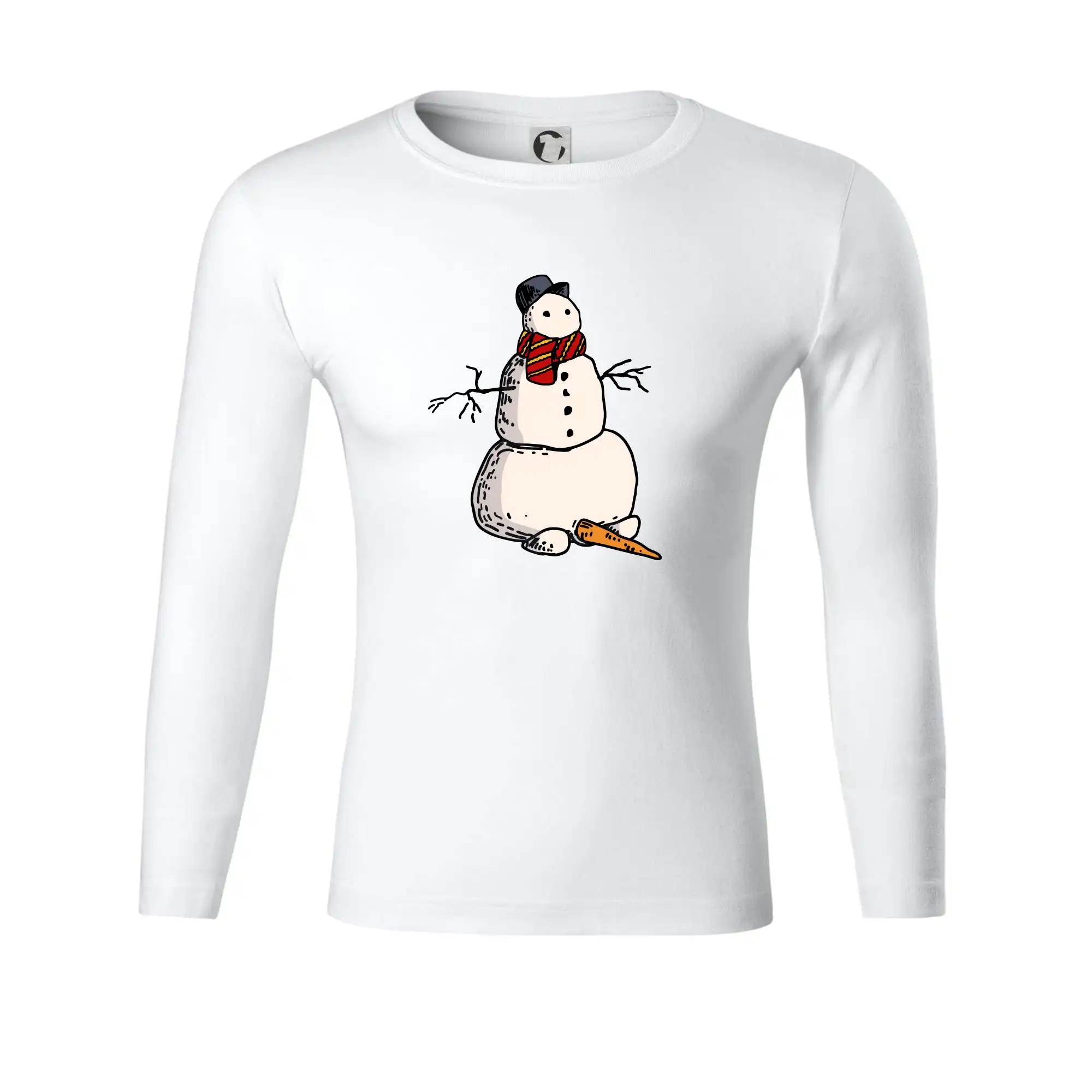 Sněhulák se spadlým nosem