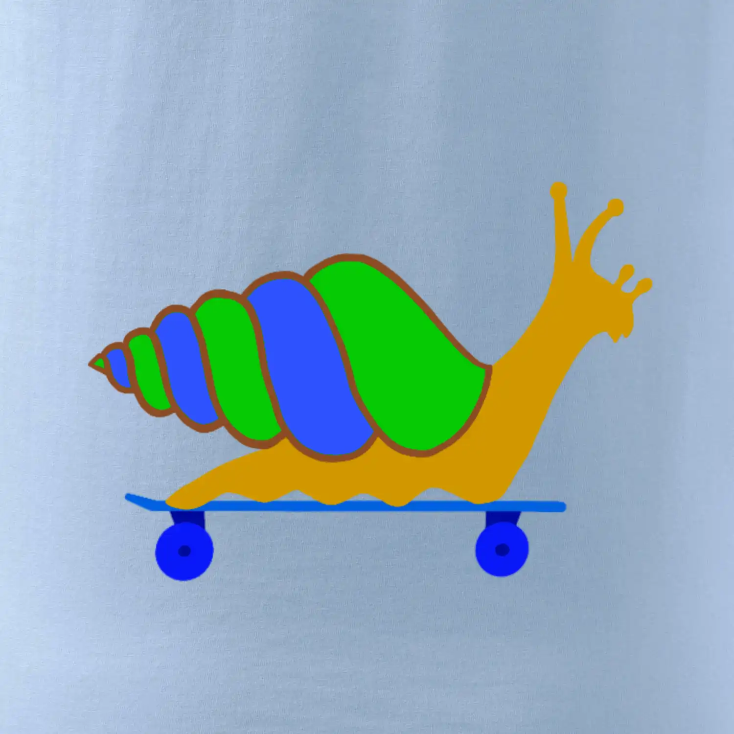 Šnek na skateboardu (Moňas)