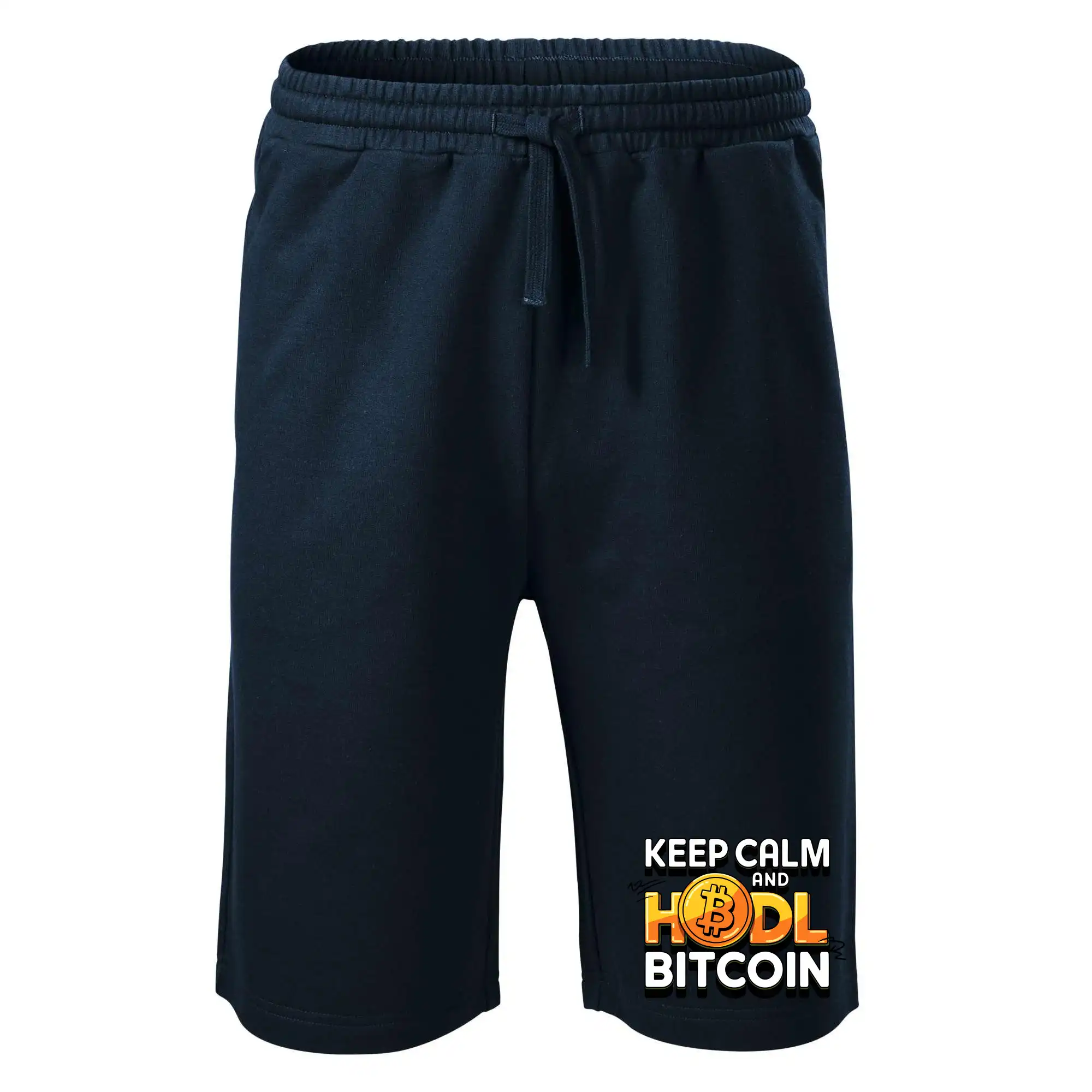 3D nápis Keep Calm and HODL Bitcoin