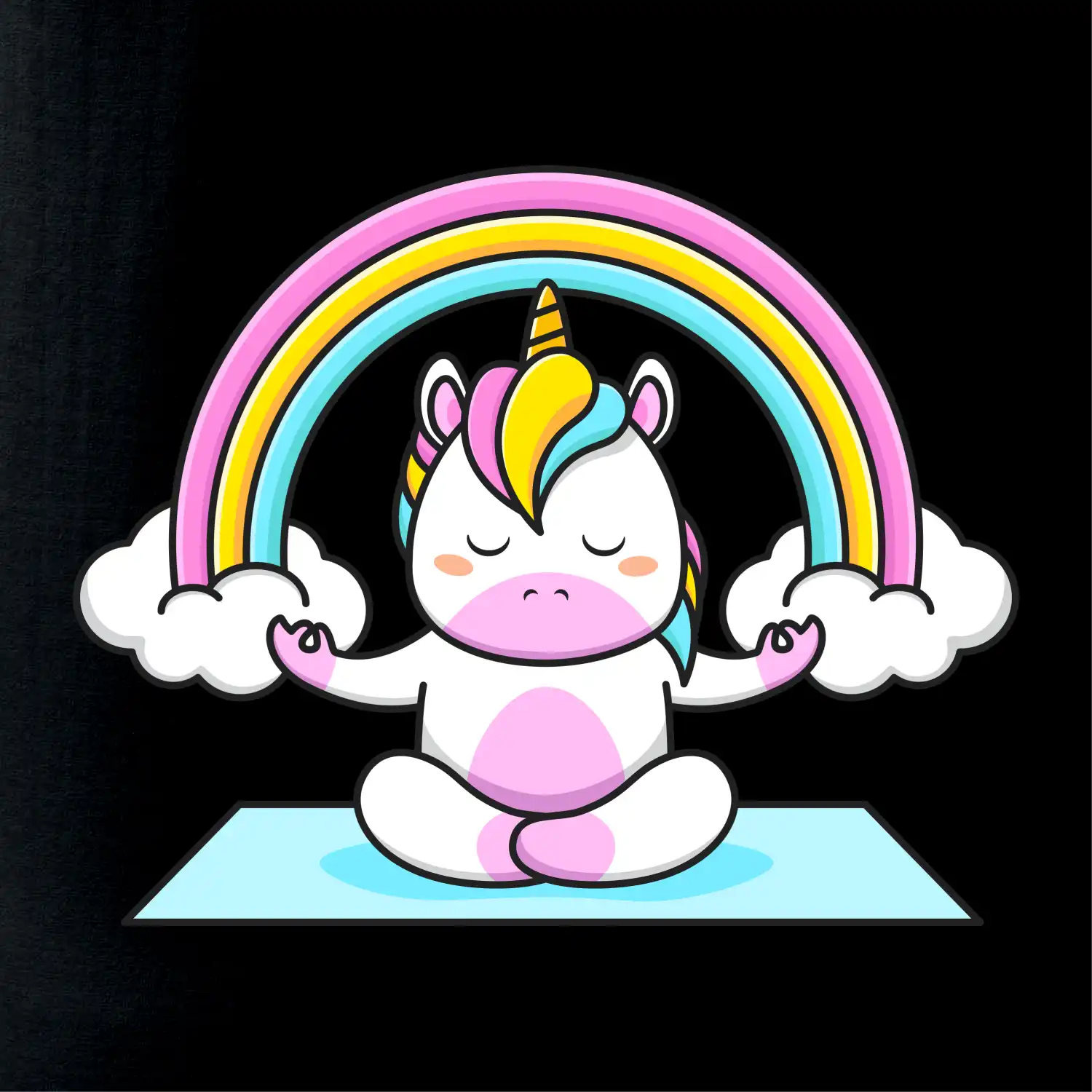 Yoga jednorožec - duha