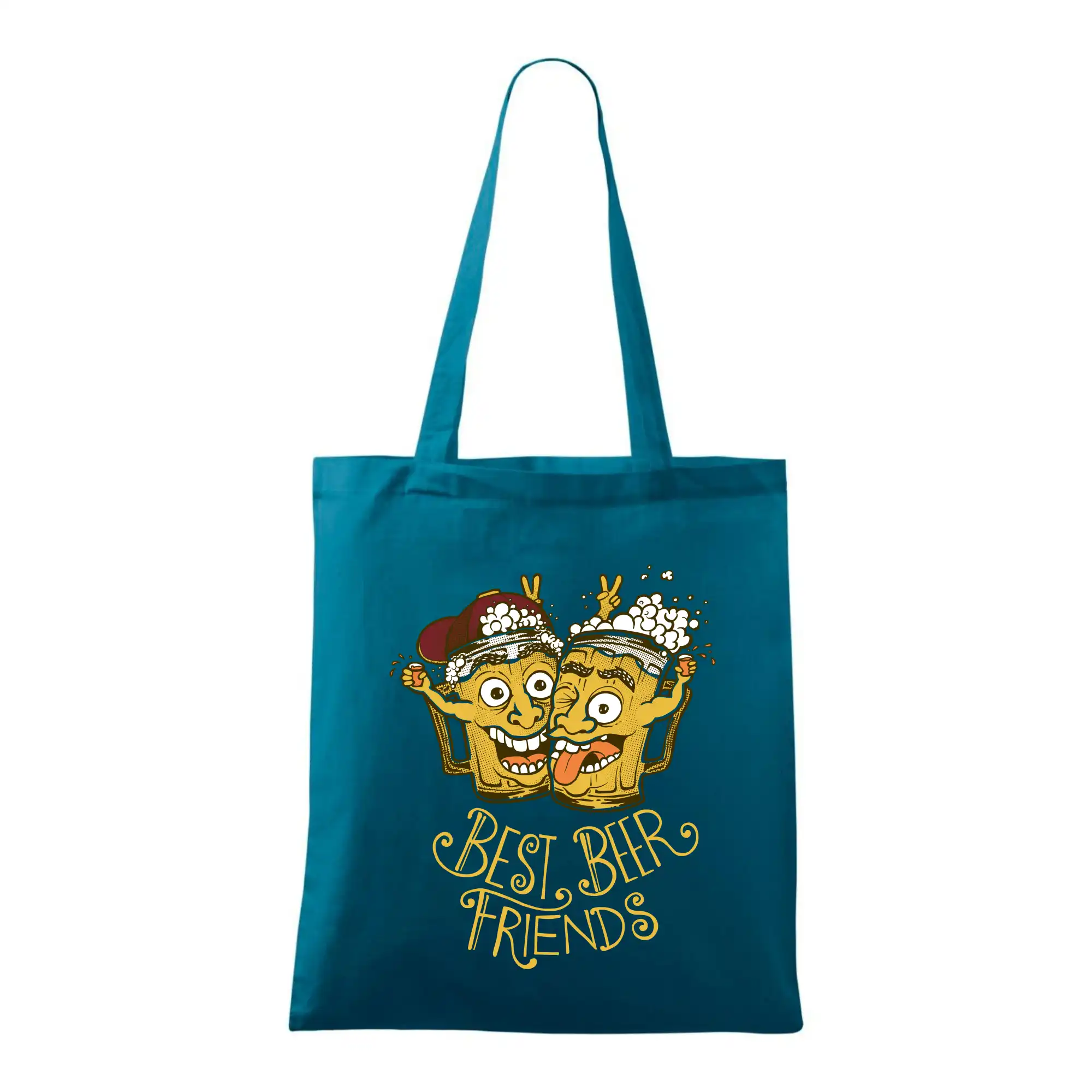 Vtipná tričká pre pivárov - Best beer friends party (Pecka design) - Taška bavlnená
