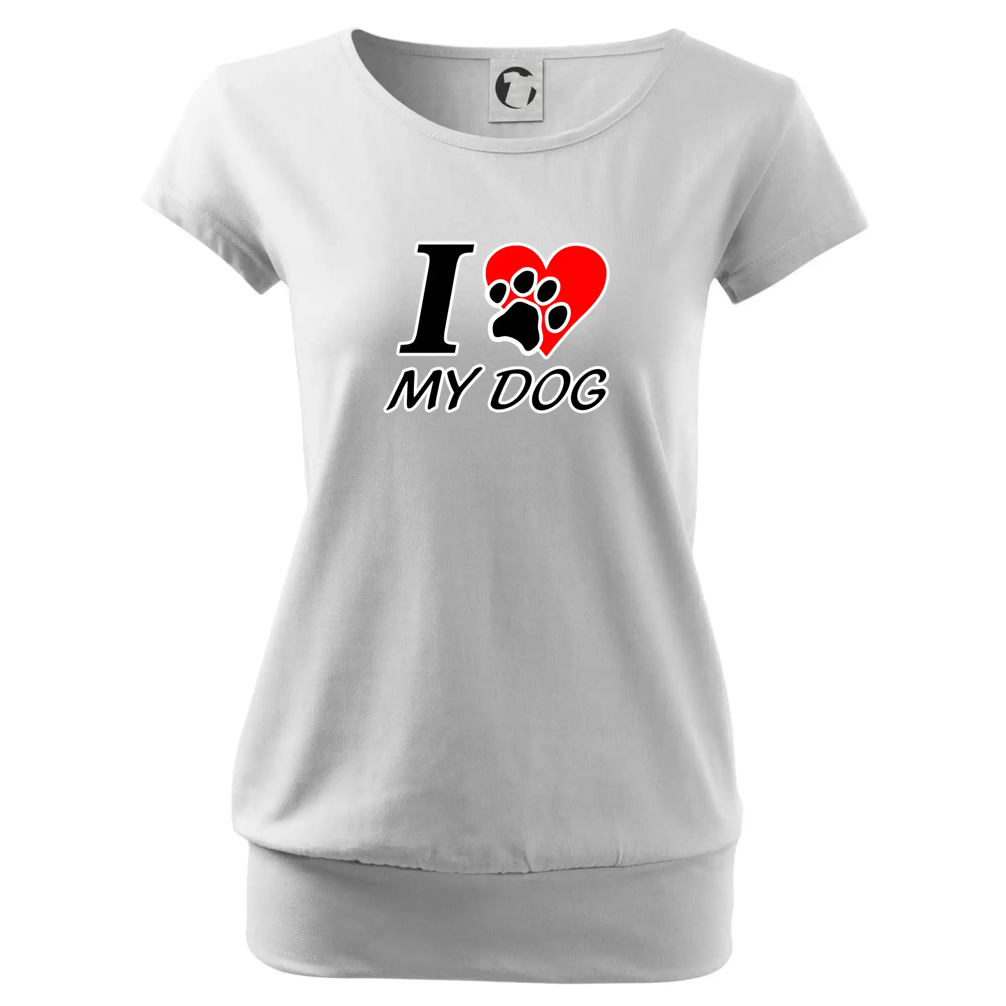 I love my dog - nápis