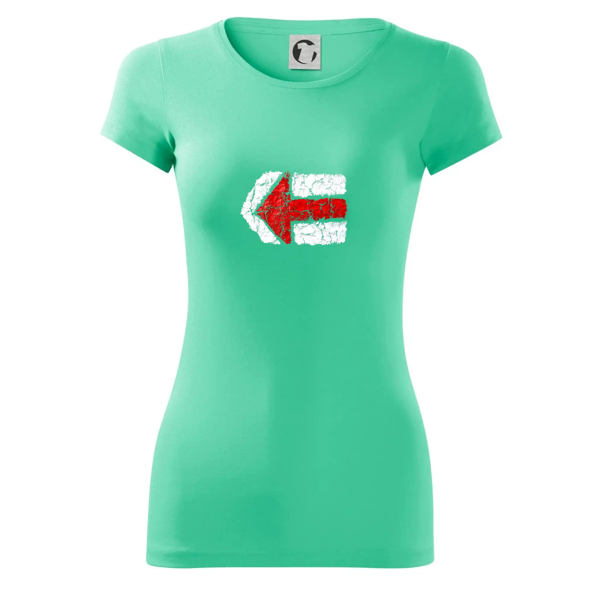 Trička na kempovanie - Párová turistická značka  červená - Dámske tričko Glance - Priliehavejší strih