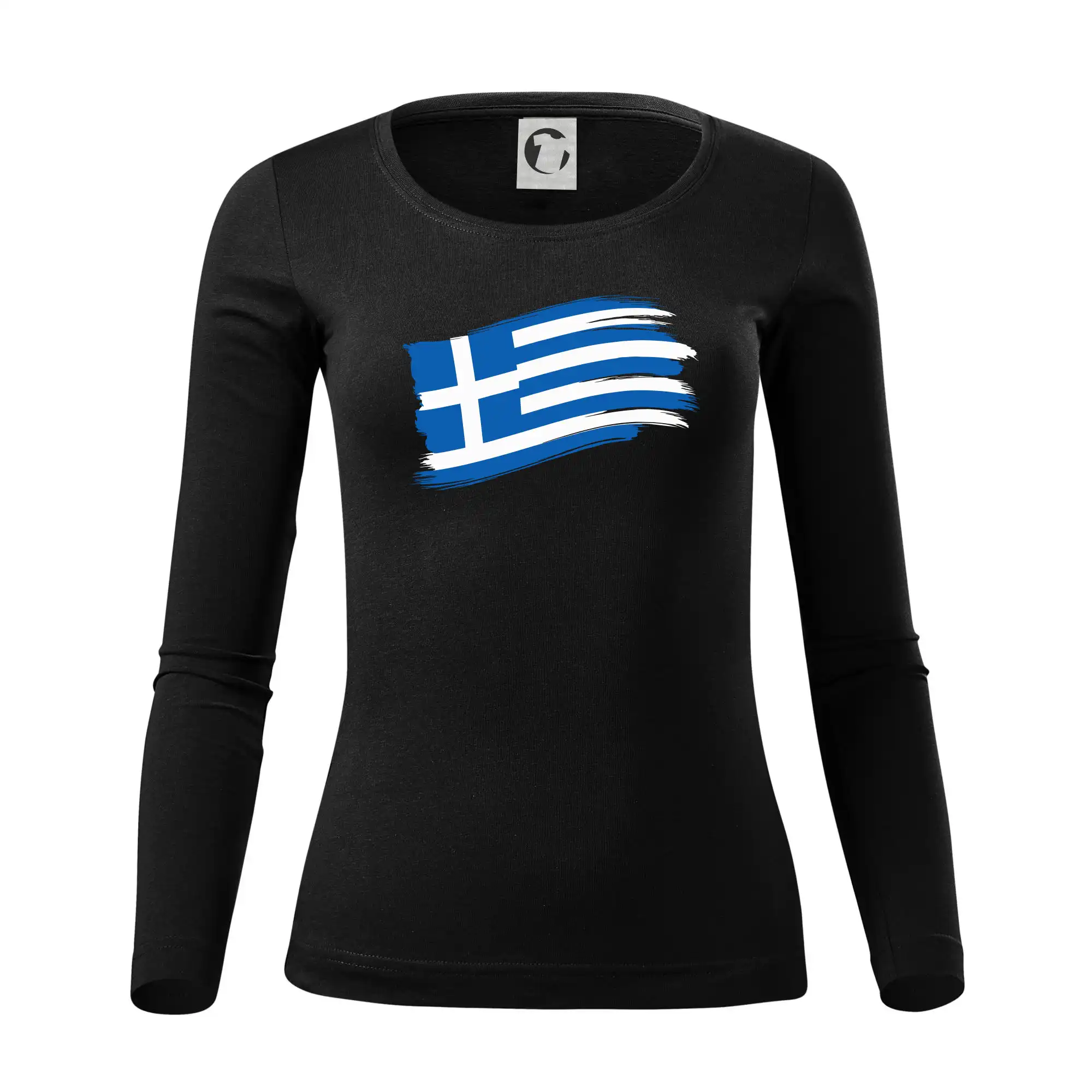 Řecko vlajka - štětkou