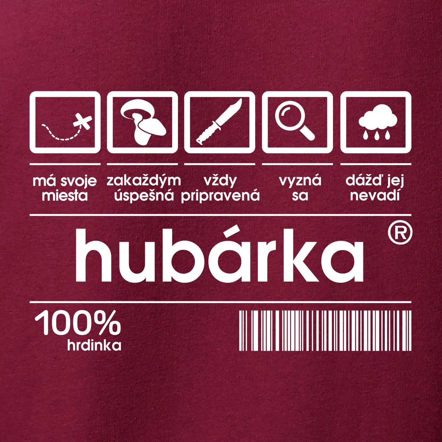 Čiarový kód Hubárka