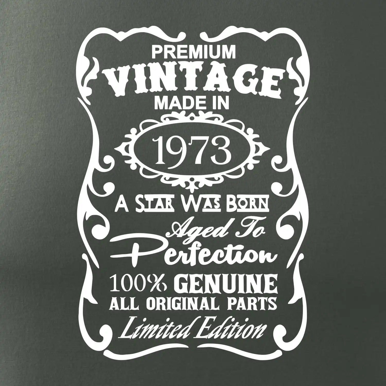 Vintage Etiketa - 1973