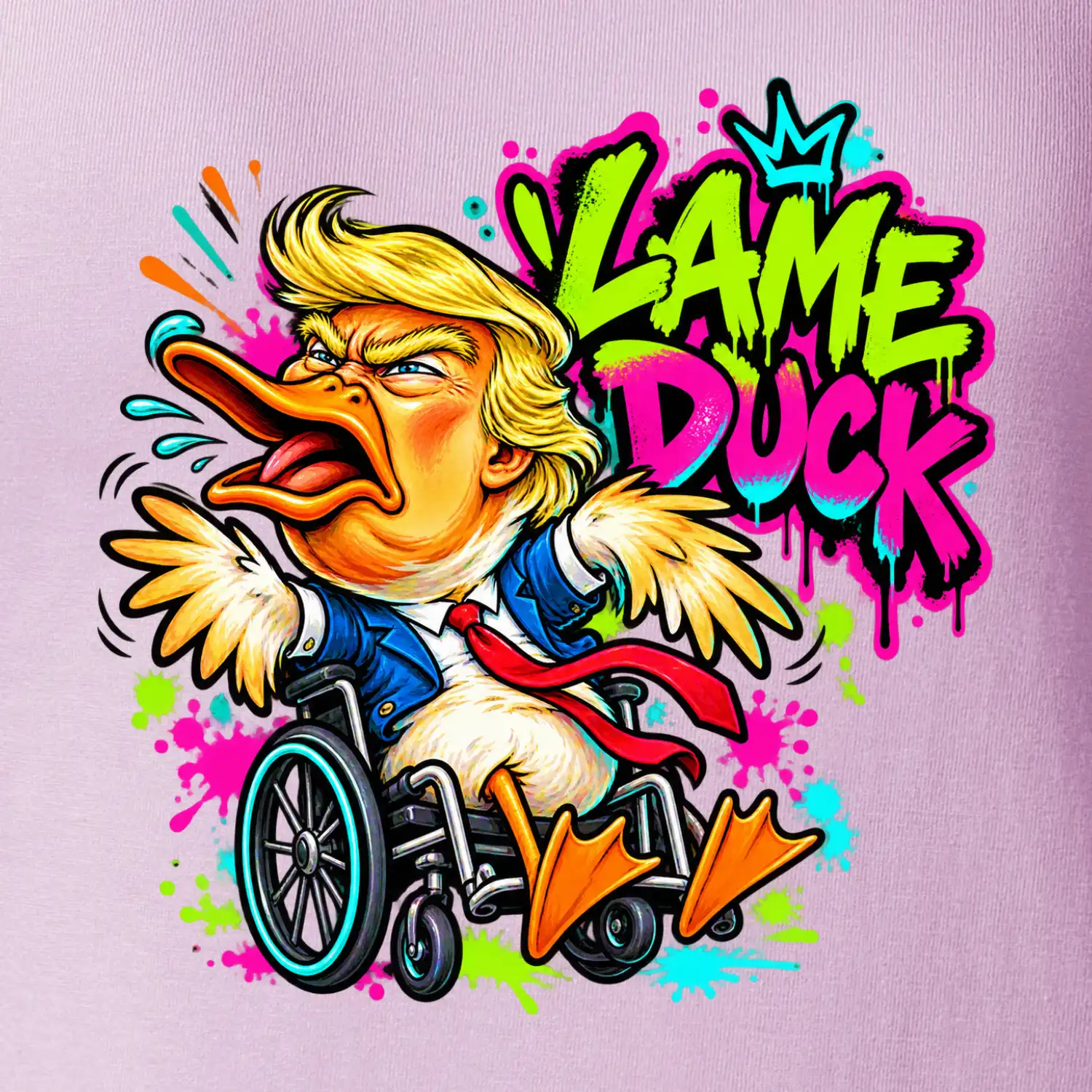 Trump lame duck graffiti