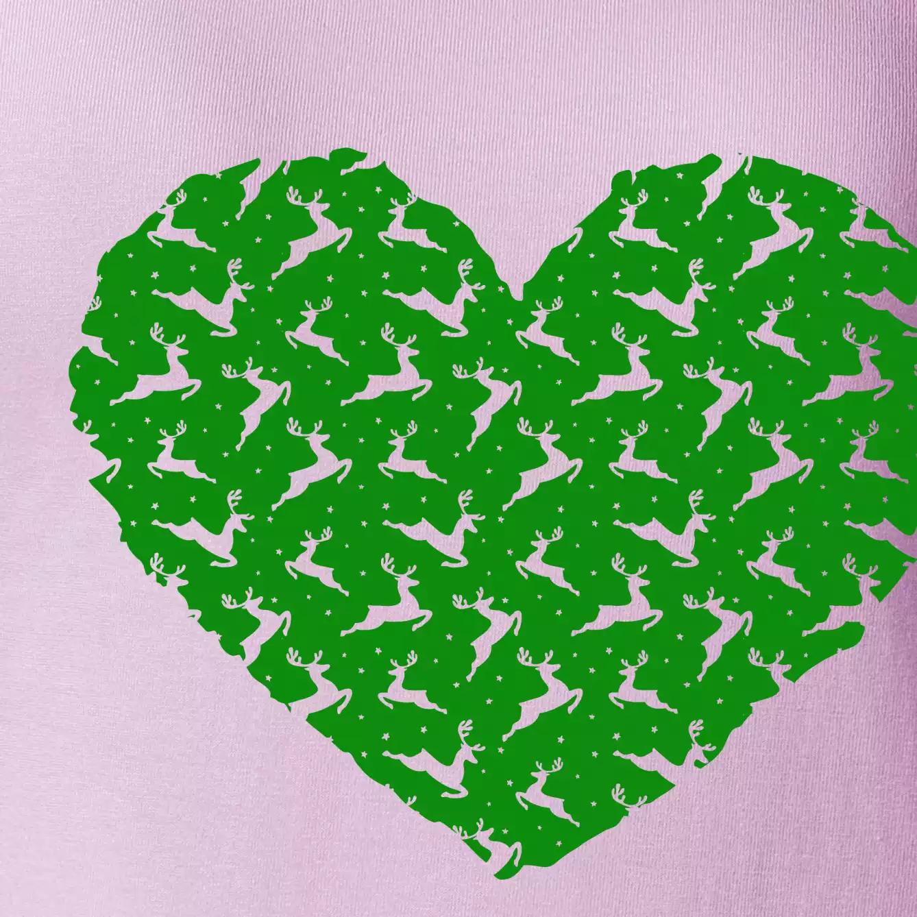 Vánoční jeleni v srdci