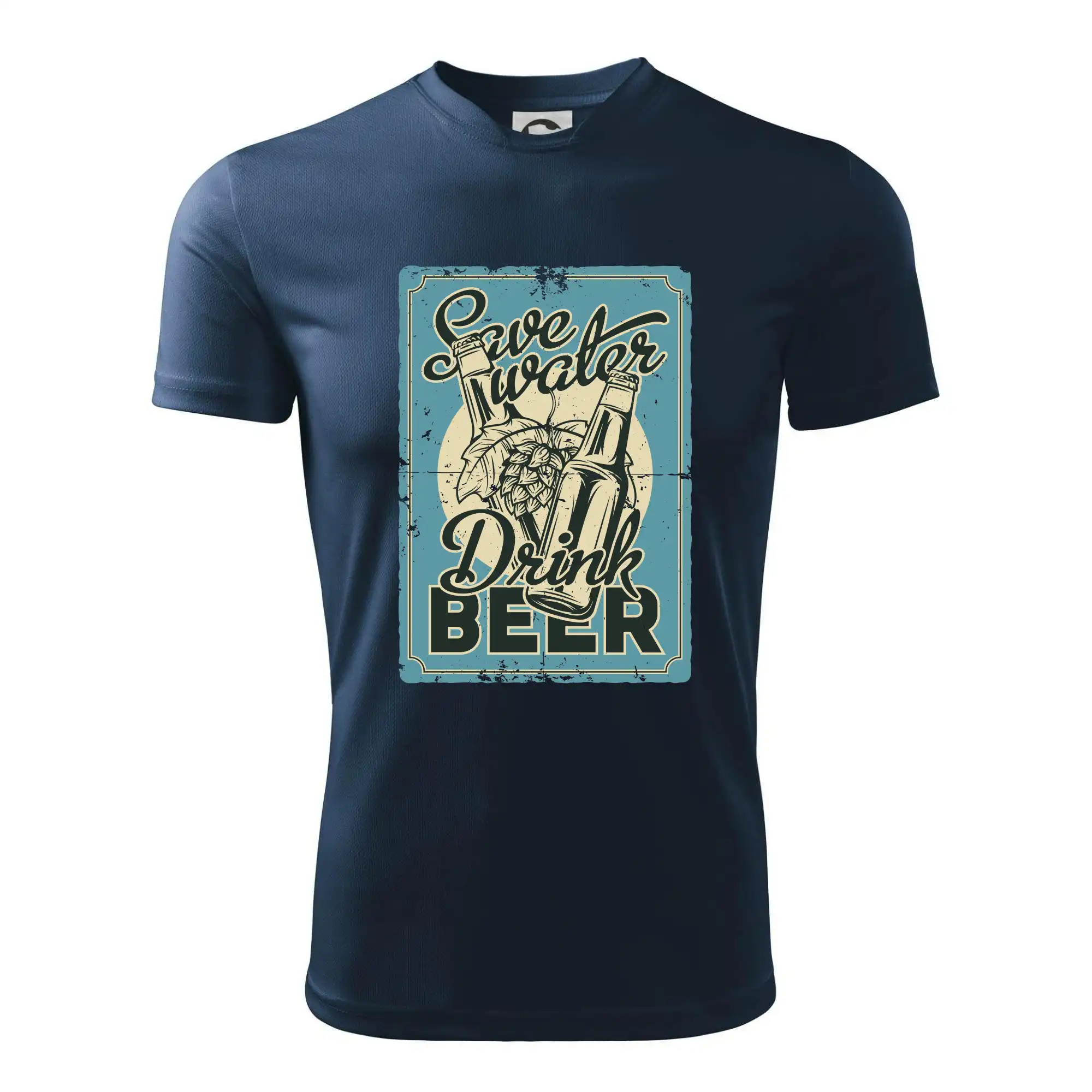 Save water drink beer poster