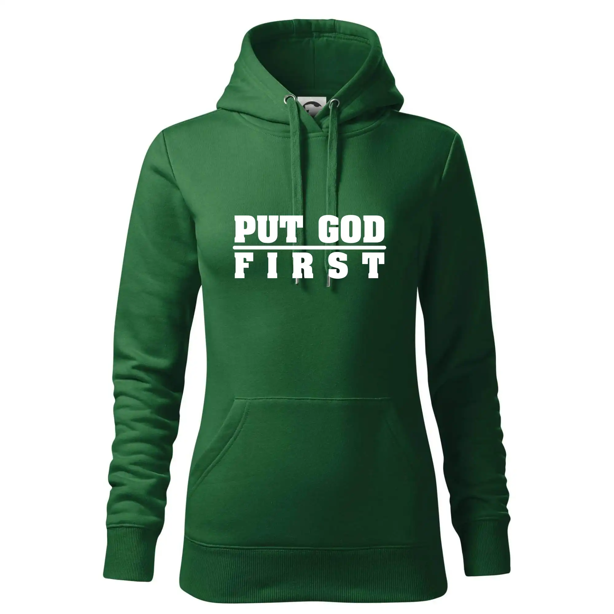 Put God first tlustý nápis