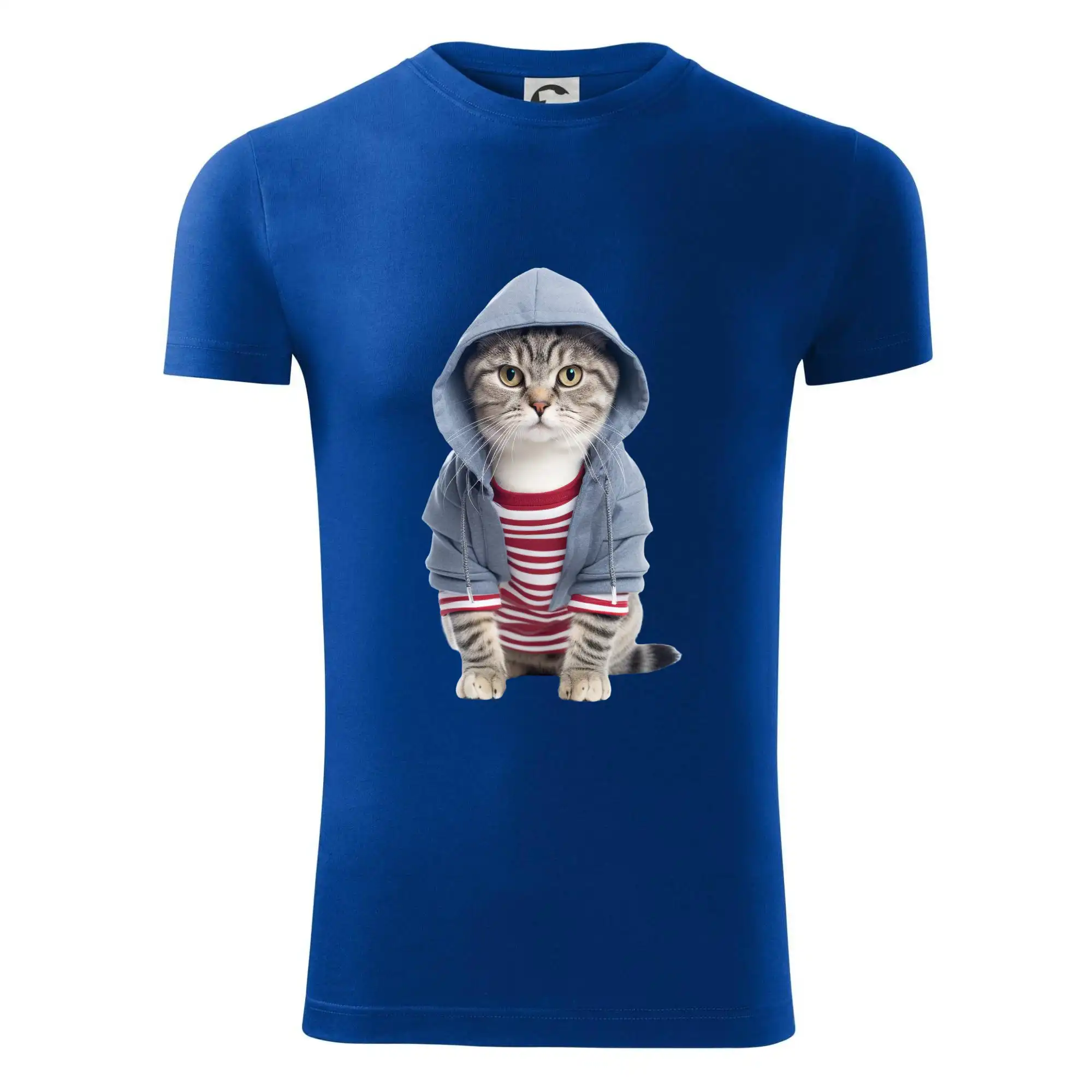 Kočka v pruhovaném triku