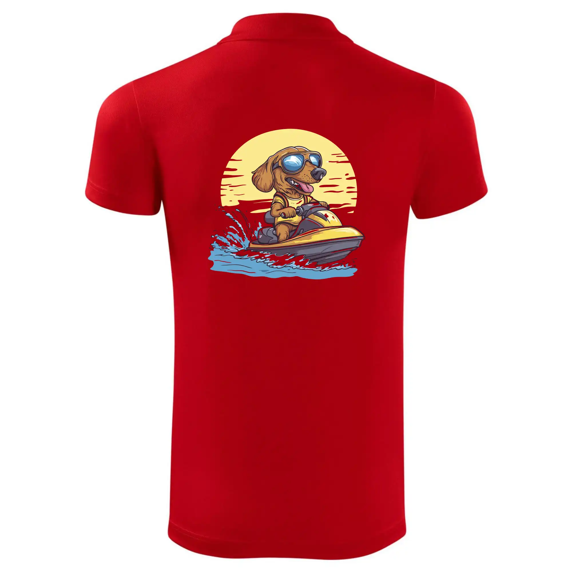 Jezevčík na vodním skútru