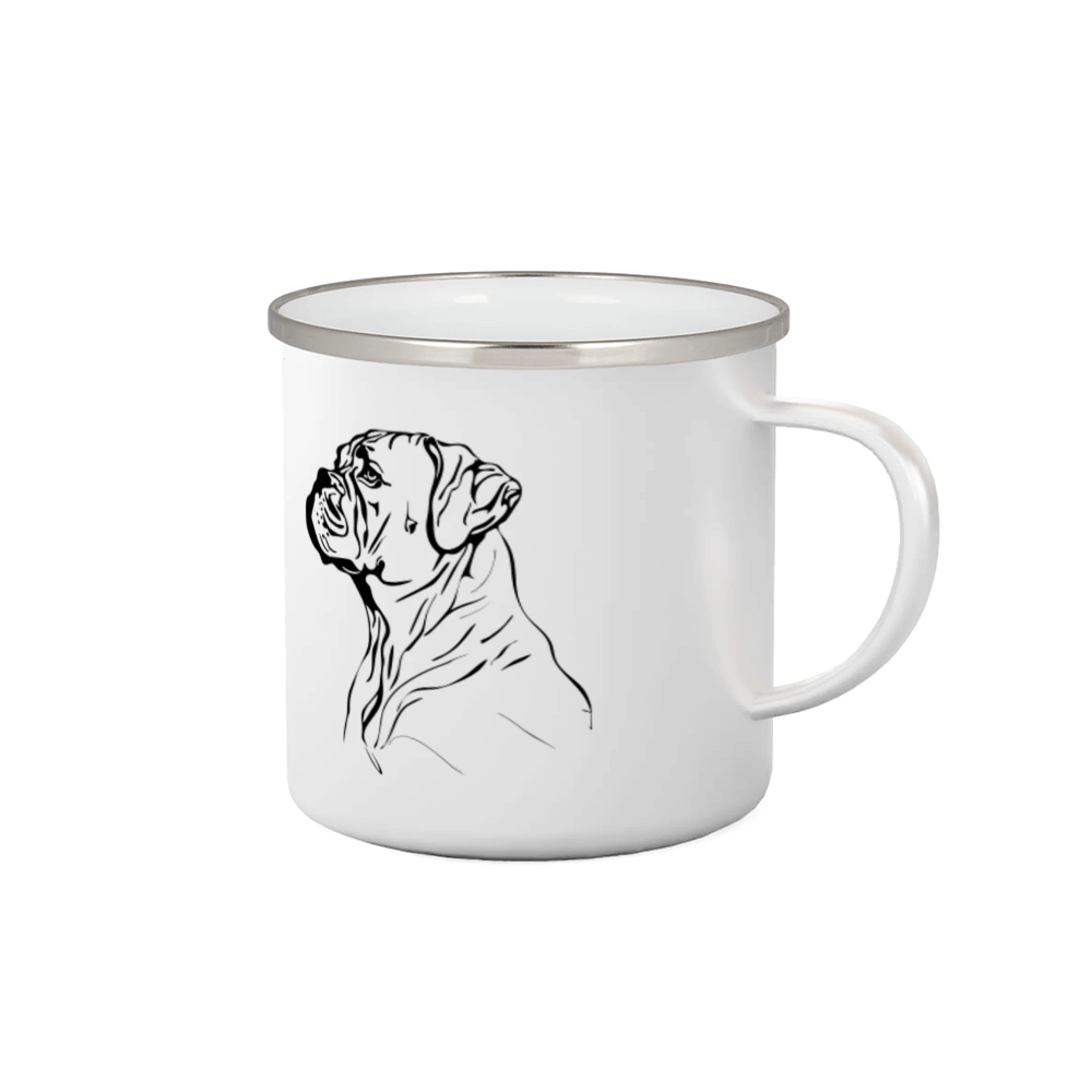 Boxer černá kresba