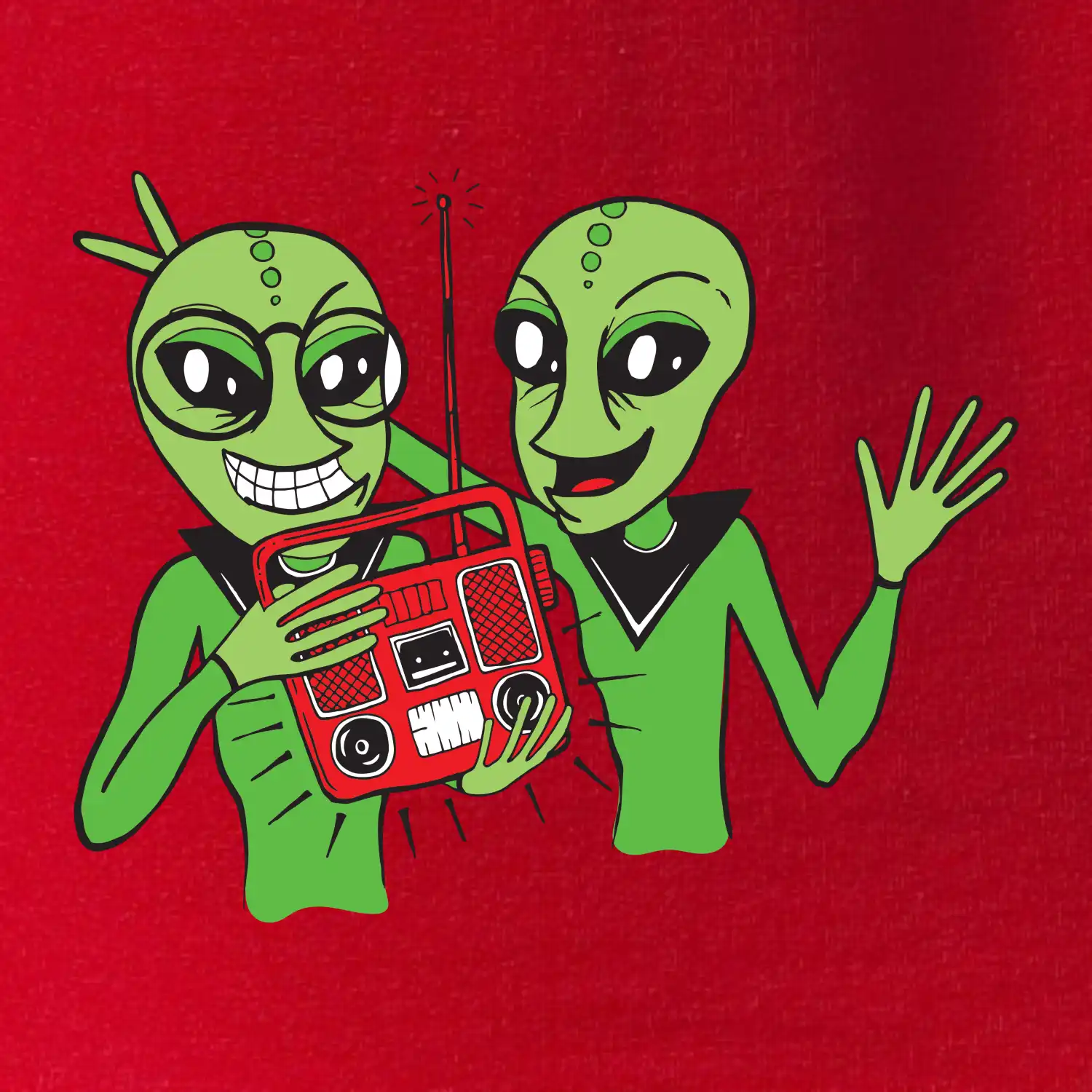 Ufo a rádio (Pecka design)