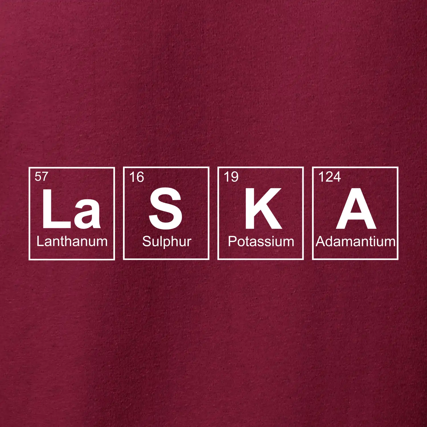 Láska  - periodická tabulka