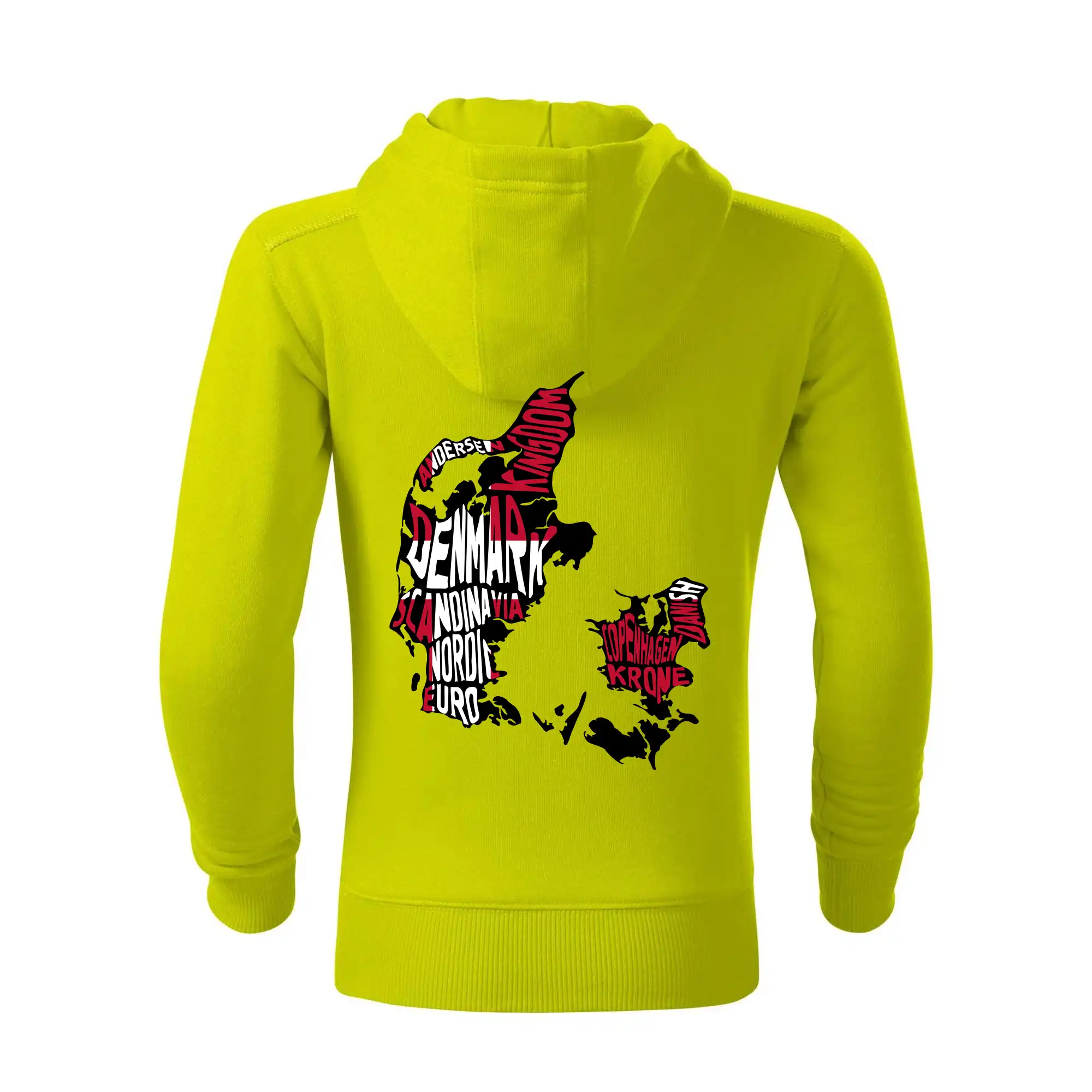 Mapy - názvy měst - Dánsko