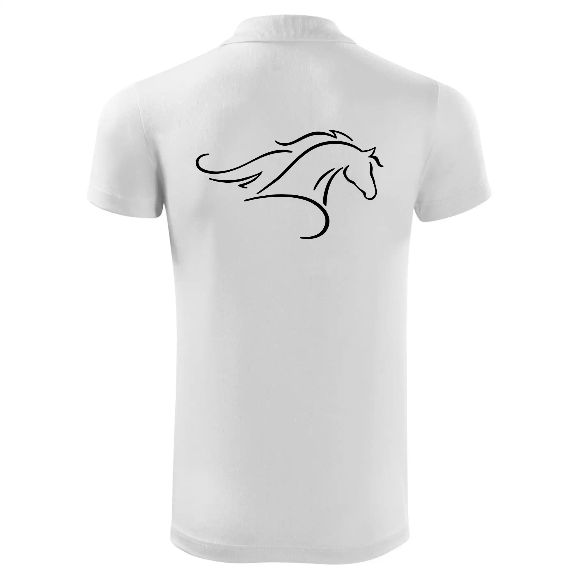 Kůň - bežící silueta hlavy