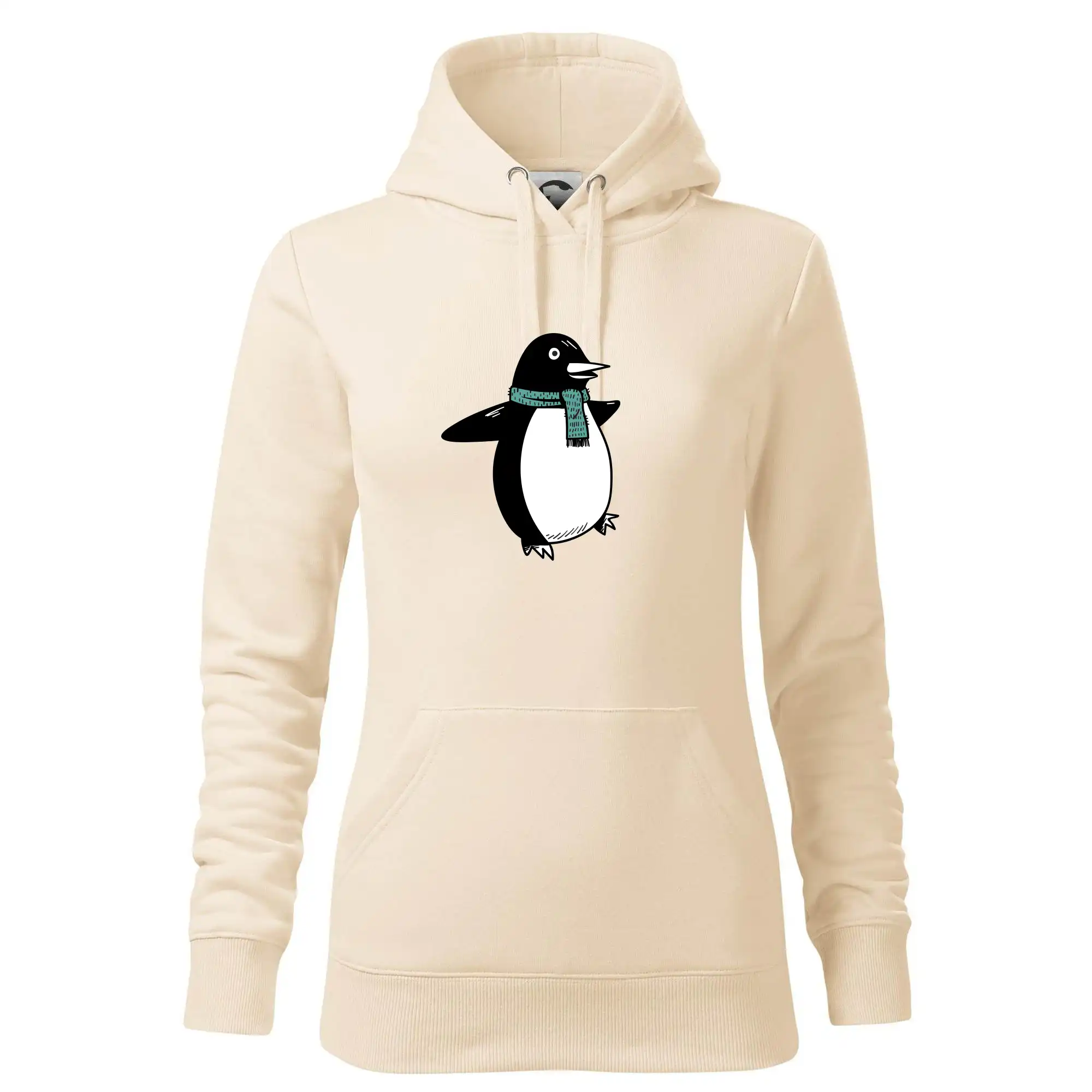 Tučňák se zelenou šálou