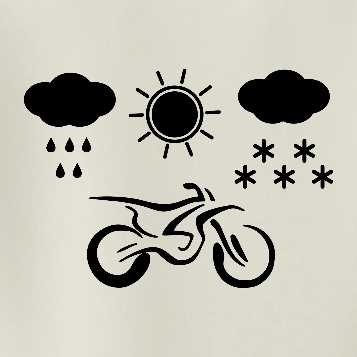 Motorkář za každého počasí - enduro