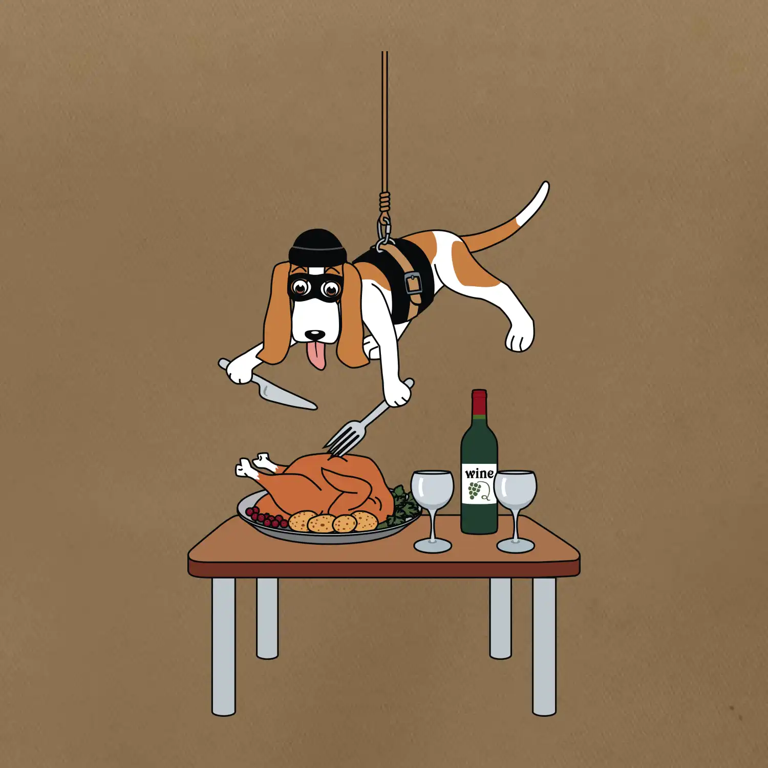 Malý zloděj - baset (Hana-creative)