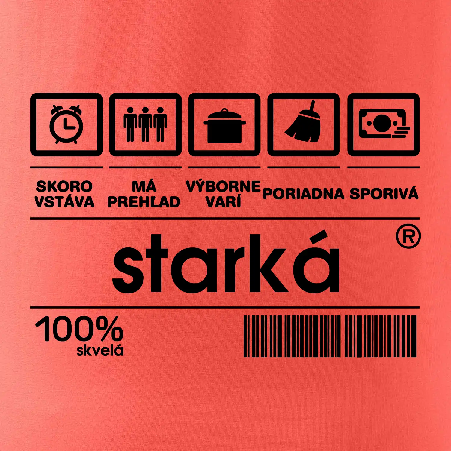 Čiarový kód - starká