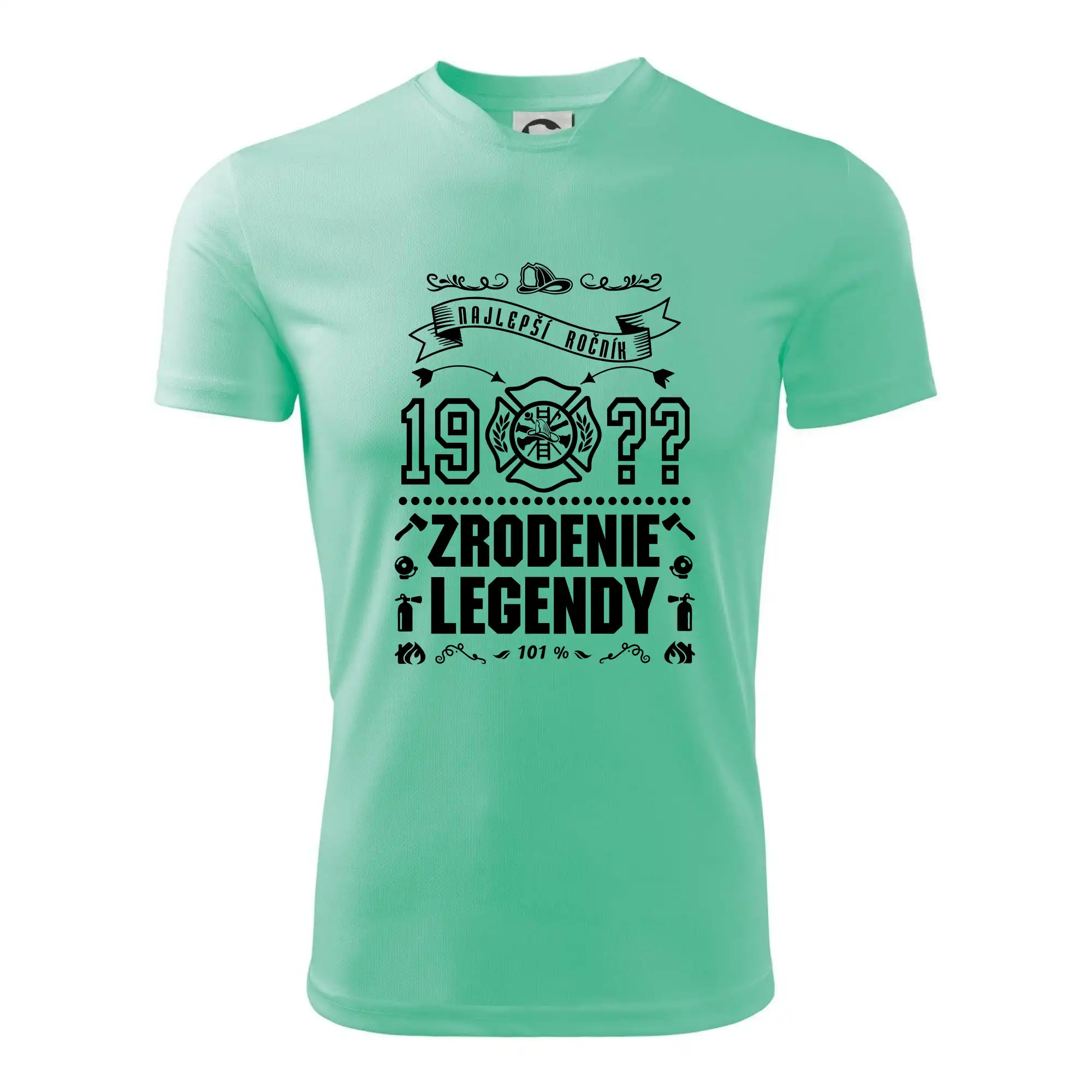 Trička Zrodenie legendy - Zrodenie legendy - pre hasičov - Pánske tričko Fantasy športové