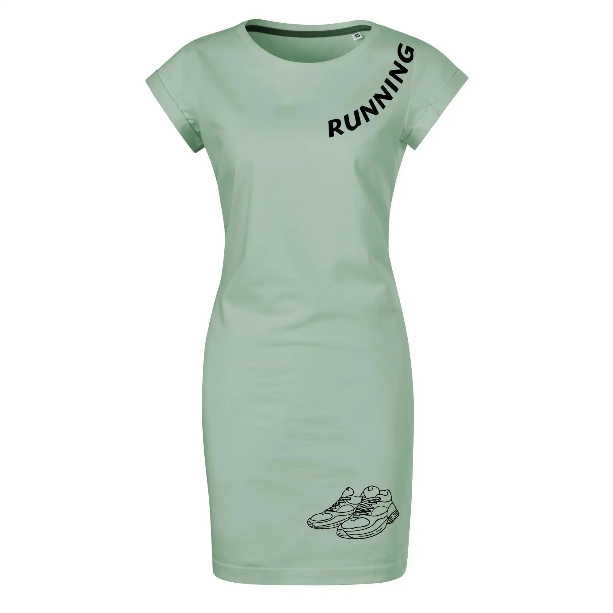 Running nápis šikmo
