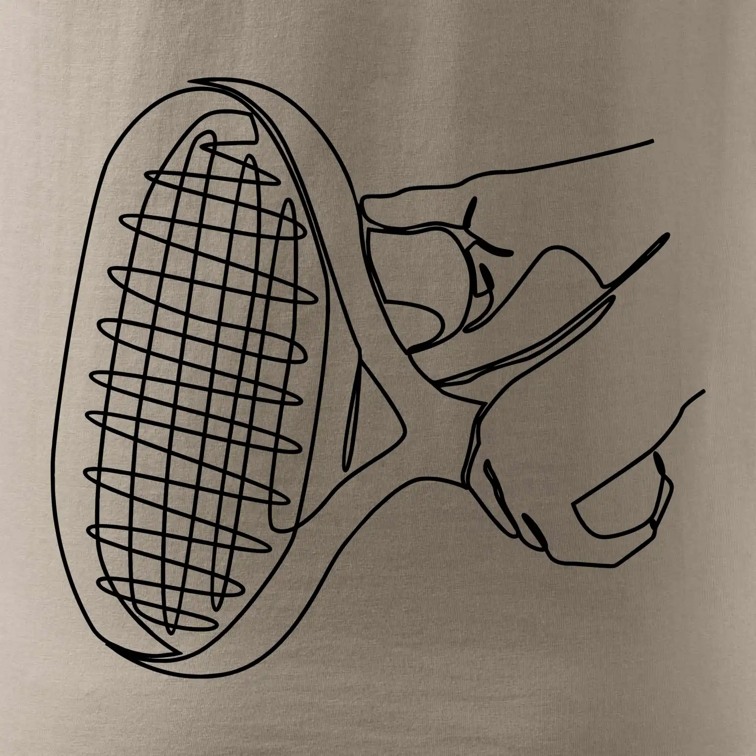 Tenisová raketa jednim tahem